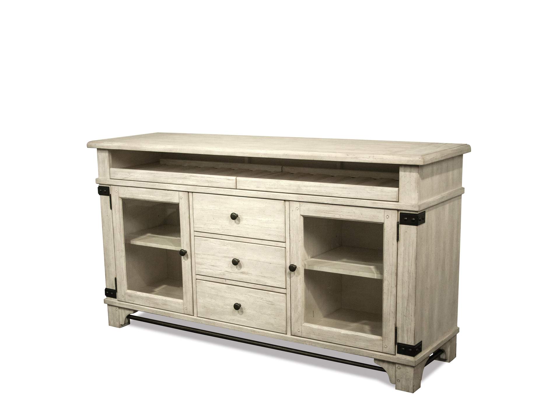 Regan Farmhouse White Sideboard,Riverside