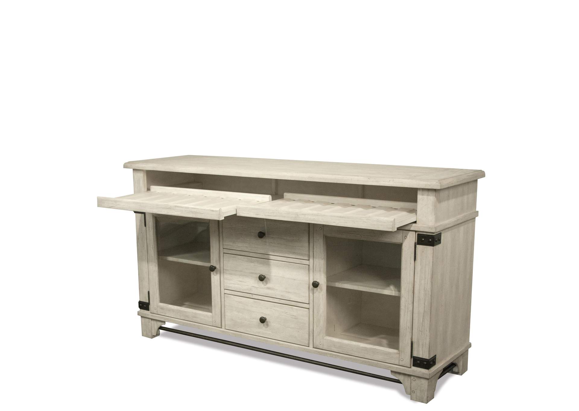 Regan Farmhouse White Sideboard,Riverside