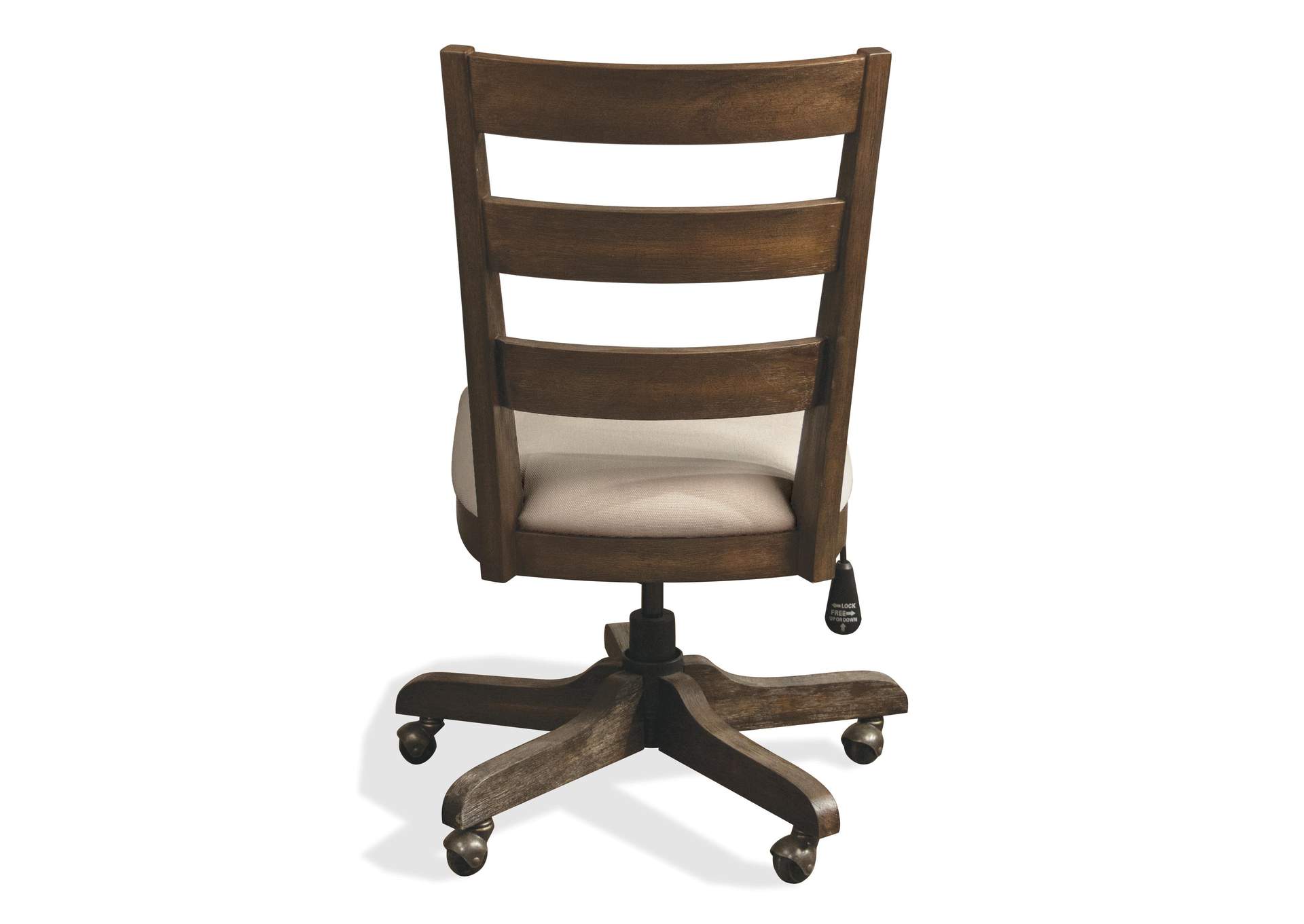 Perspectives Wood Back Upholstery Desk Chair,Riverside