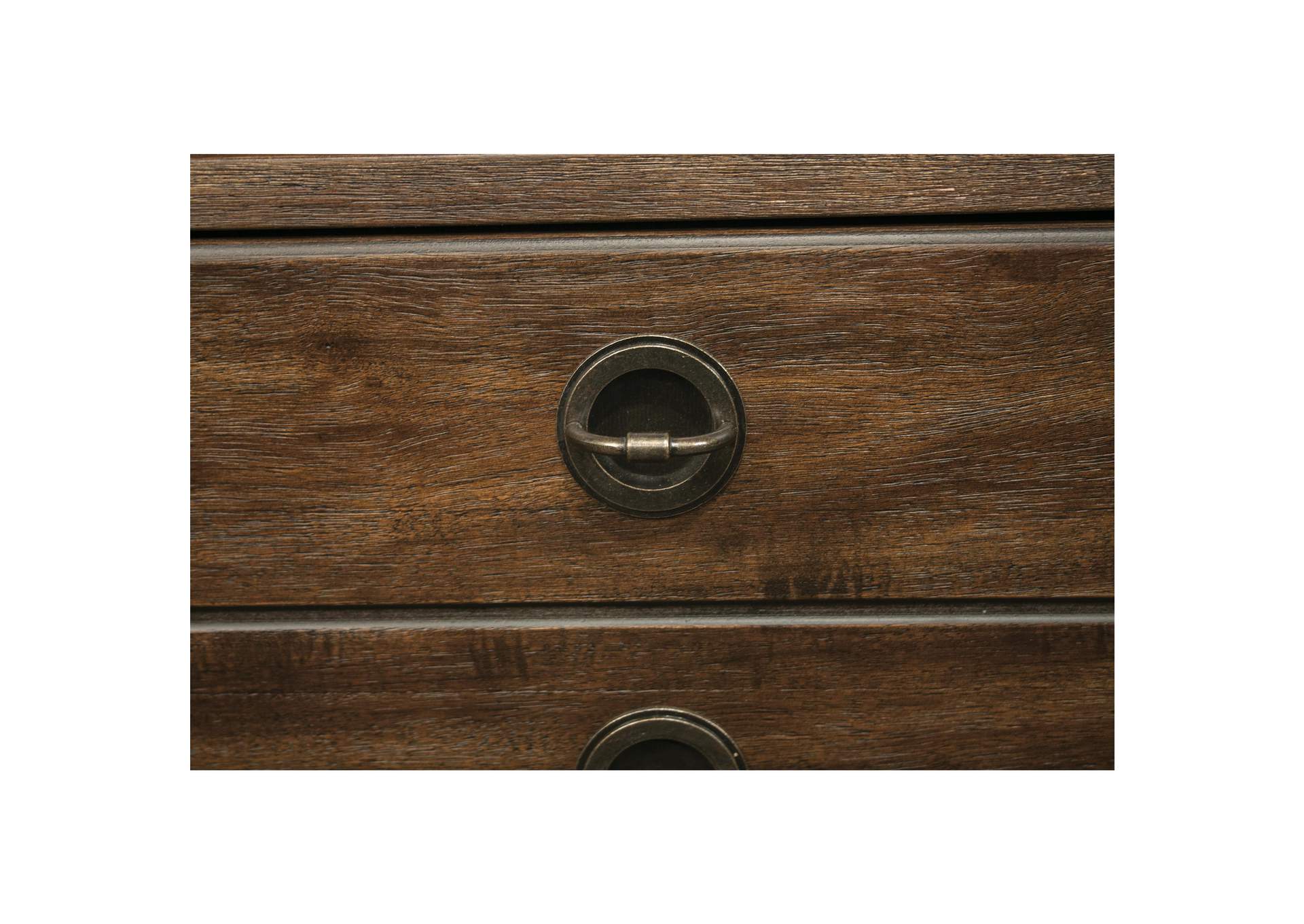 Perspectives Brushed Acacia Entertainment File Cabinet,Riverside