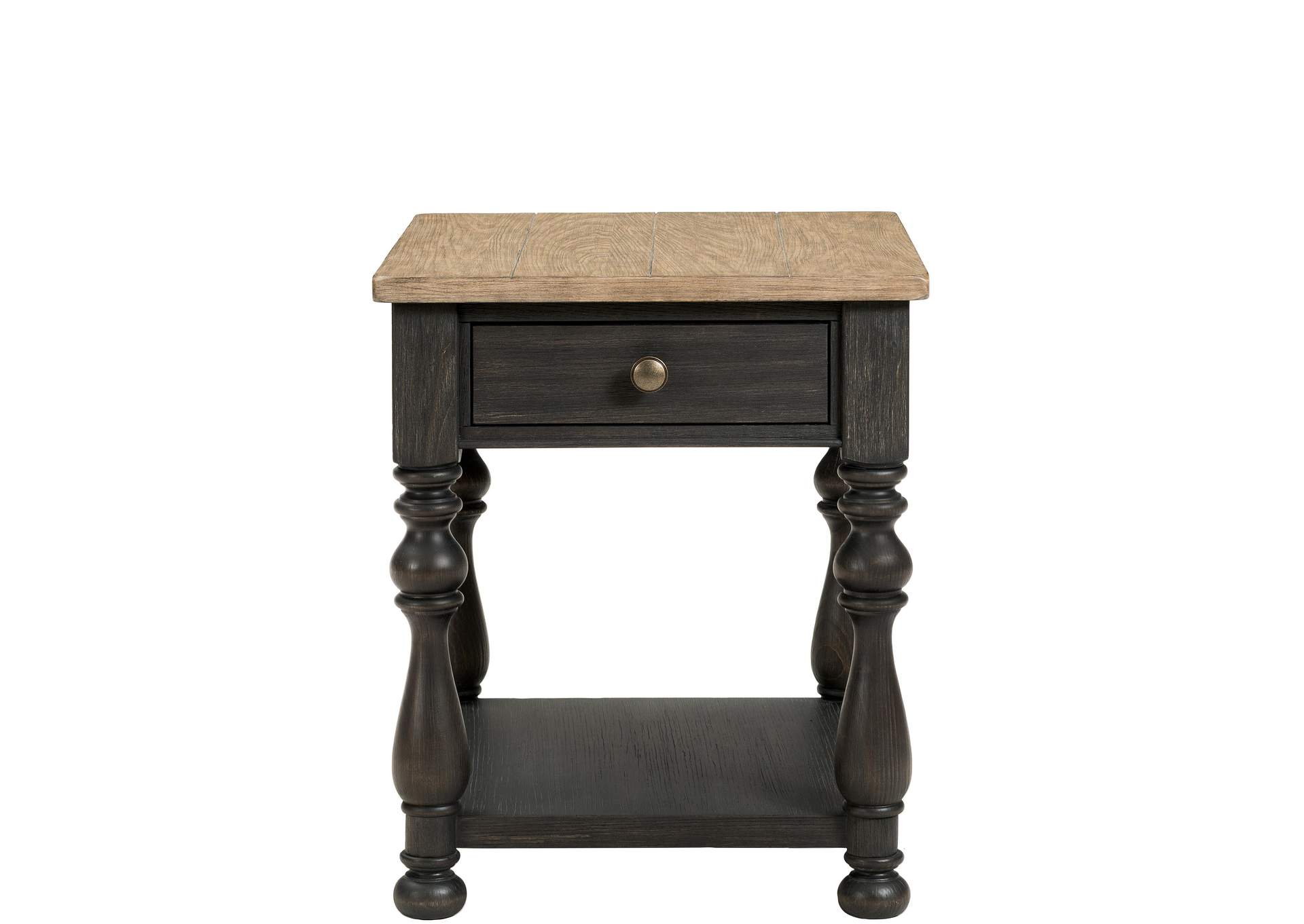 Barrington Two Tone End Table,Riverside