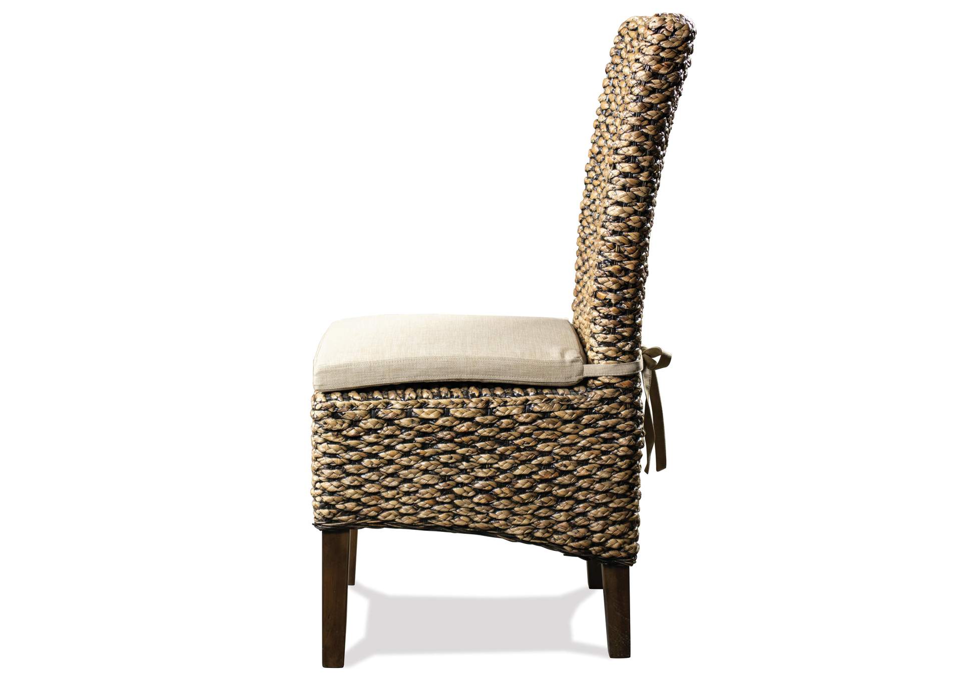 Mix-n-match Chairs Hazelnut Woven Side Upholstered Chair 2in [Set of 2],Riverside