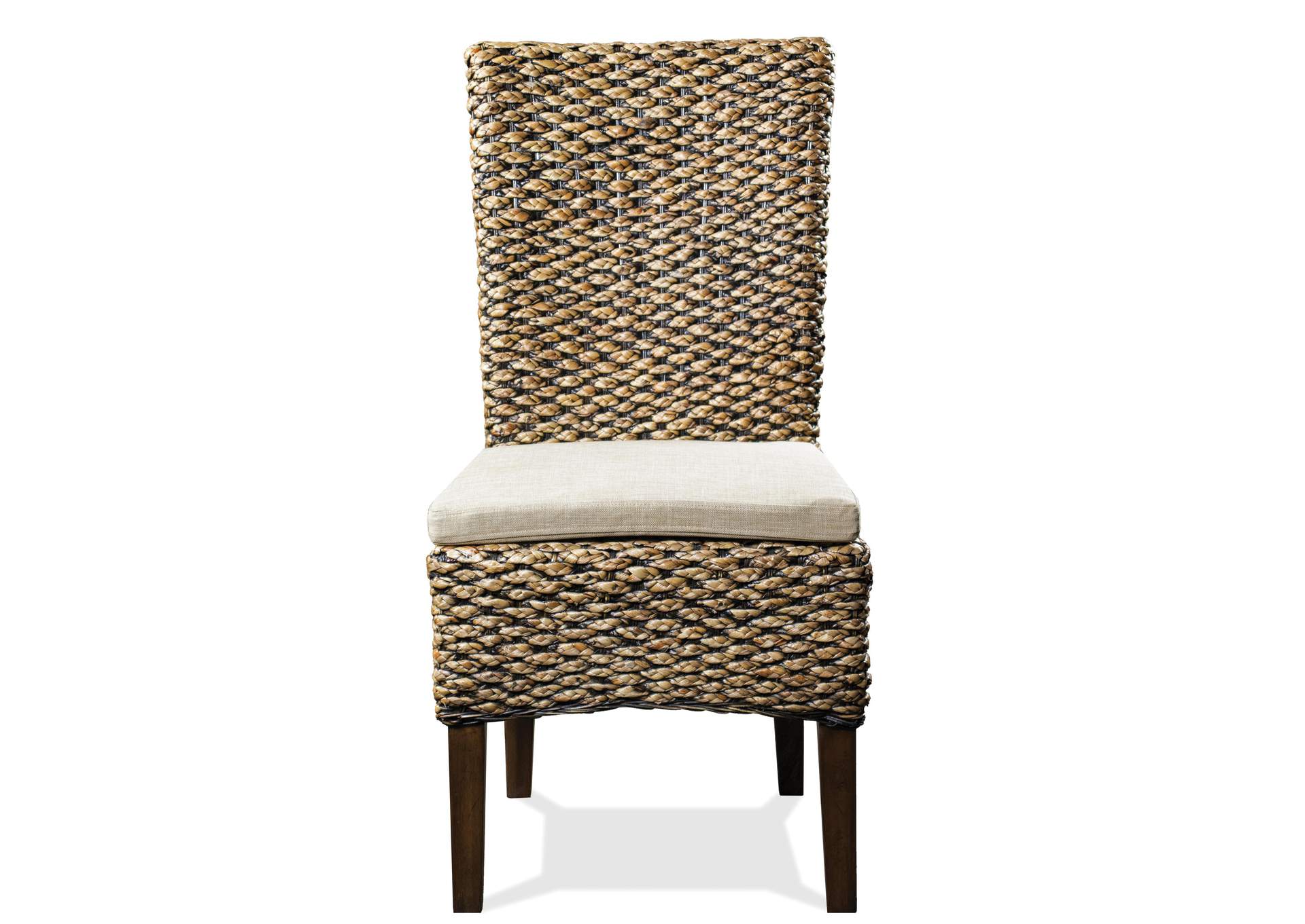 Mix-n-match Chairs Hazelnut Woven Side Upholstered Chair 2in [Set of 2],Riverside