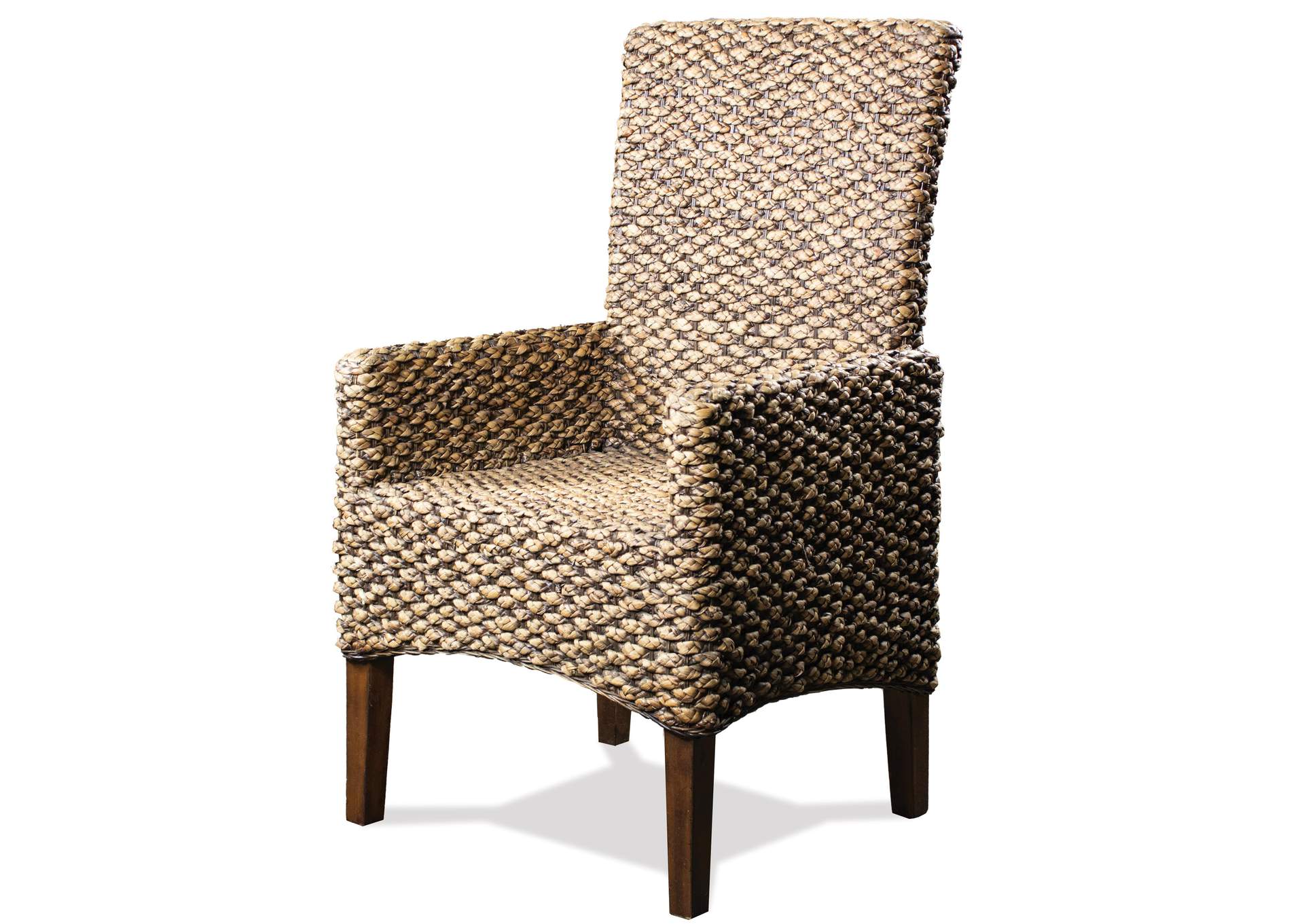 Mix-n-match Chairs Hazelnut Woven Arm Upholstered Chair 2in [Set of 2],Riverside