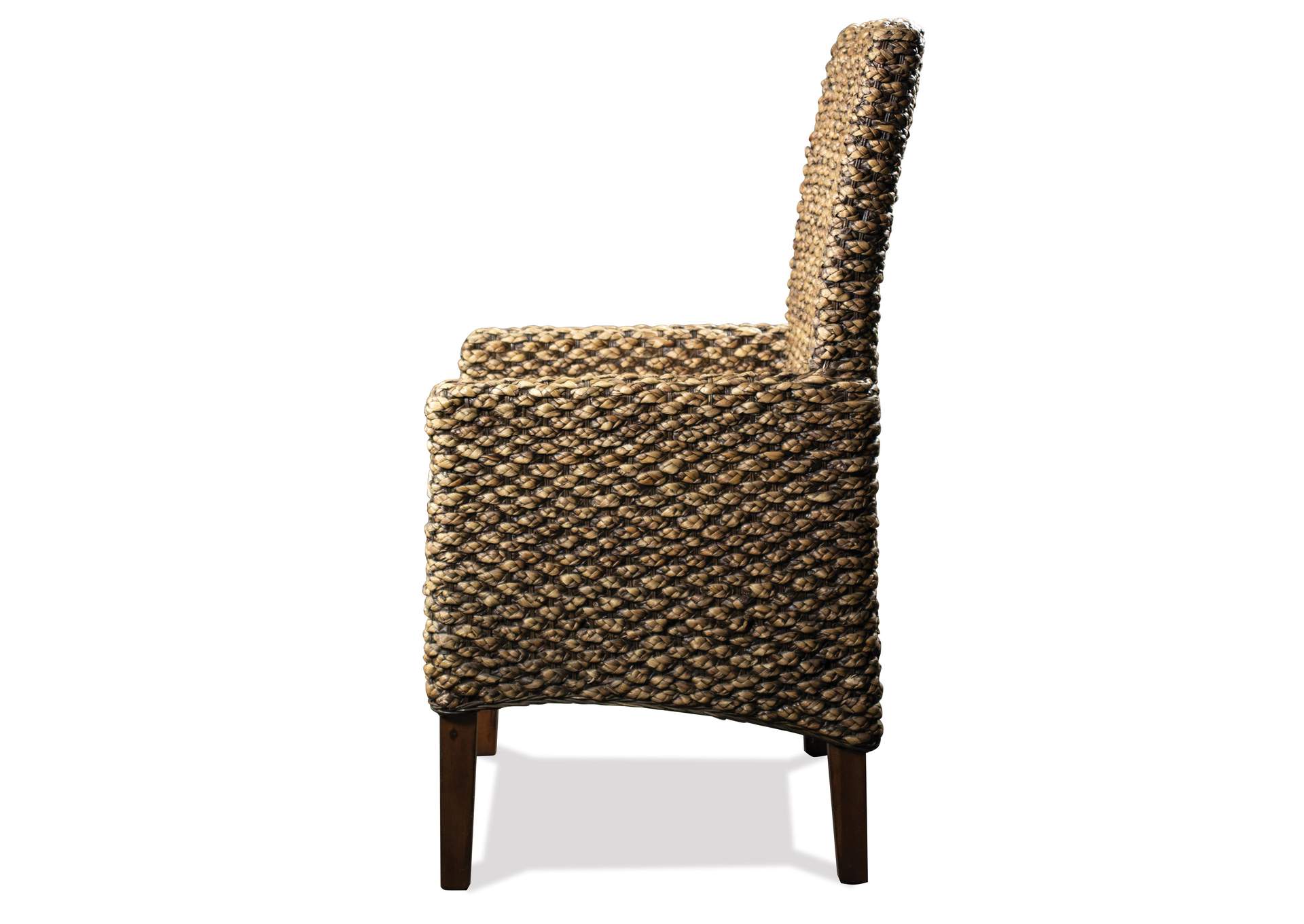 Mix-n-match Chairs Hazelnut Woven Arm Upholstered Chair 2in [Set of 2],Riverside