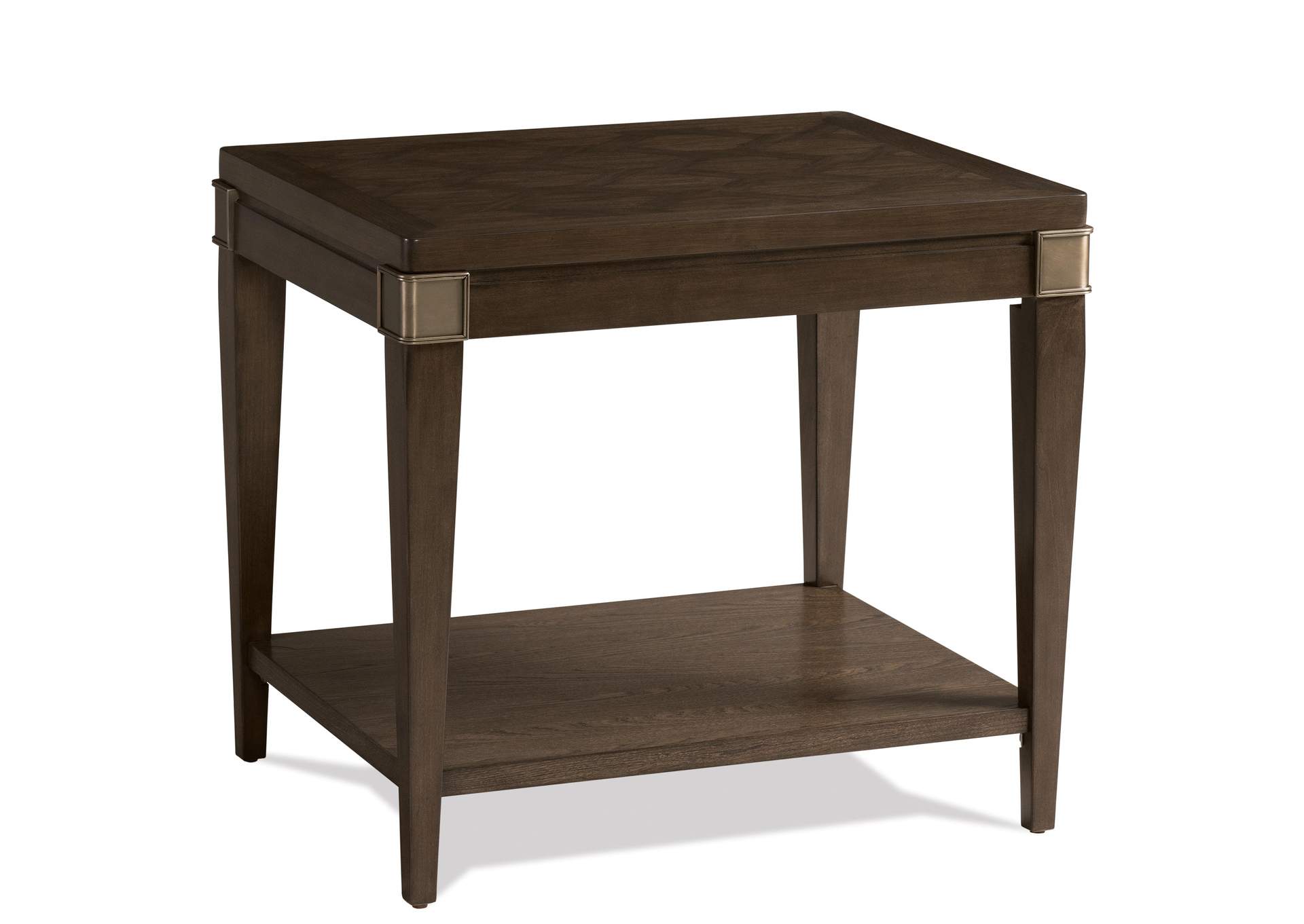 Monterey Mink Leg End Table,Riverside