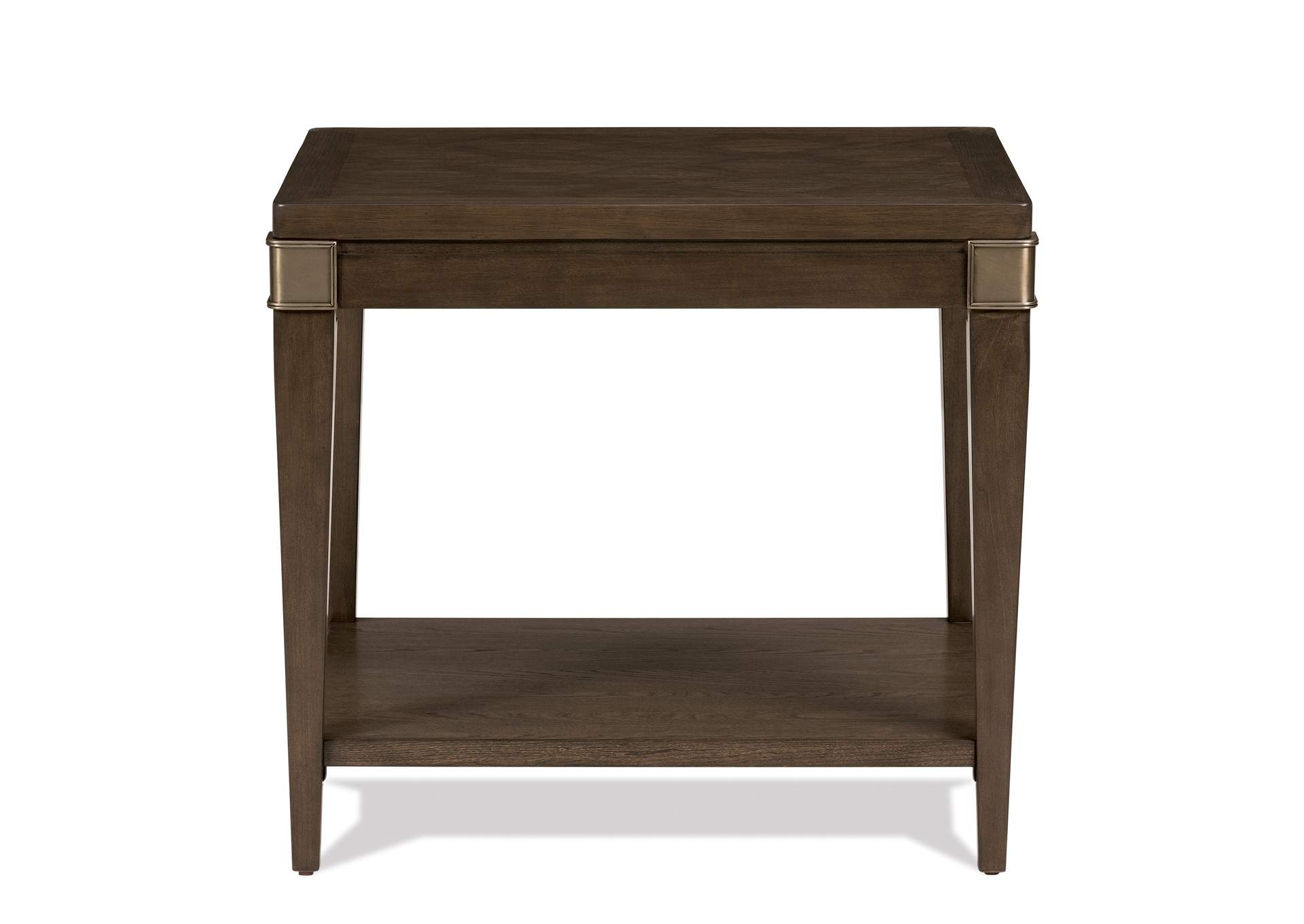 Monterey Mink Leg End Table,Riverside