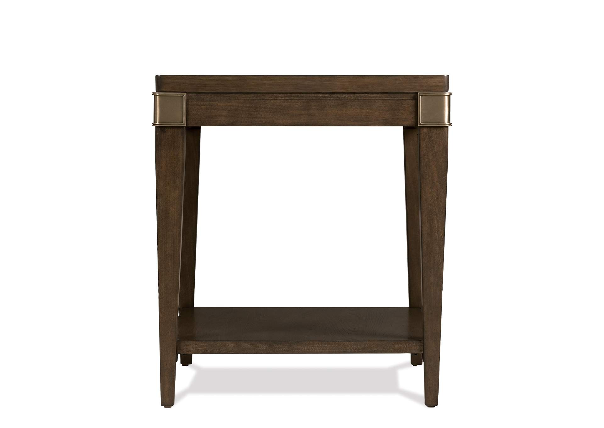 Monterey Mink Leg End Table,Riverside