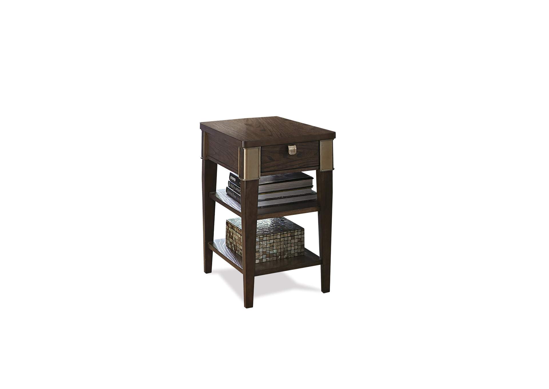 Monterey Mink Chairside Table,Riverside