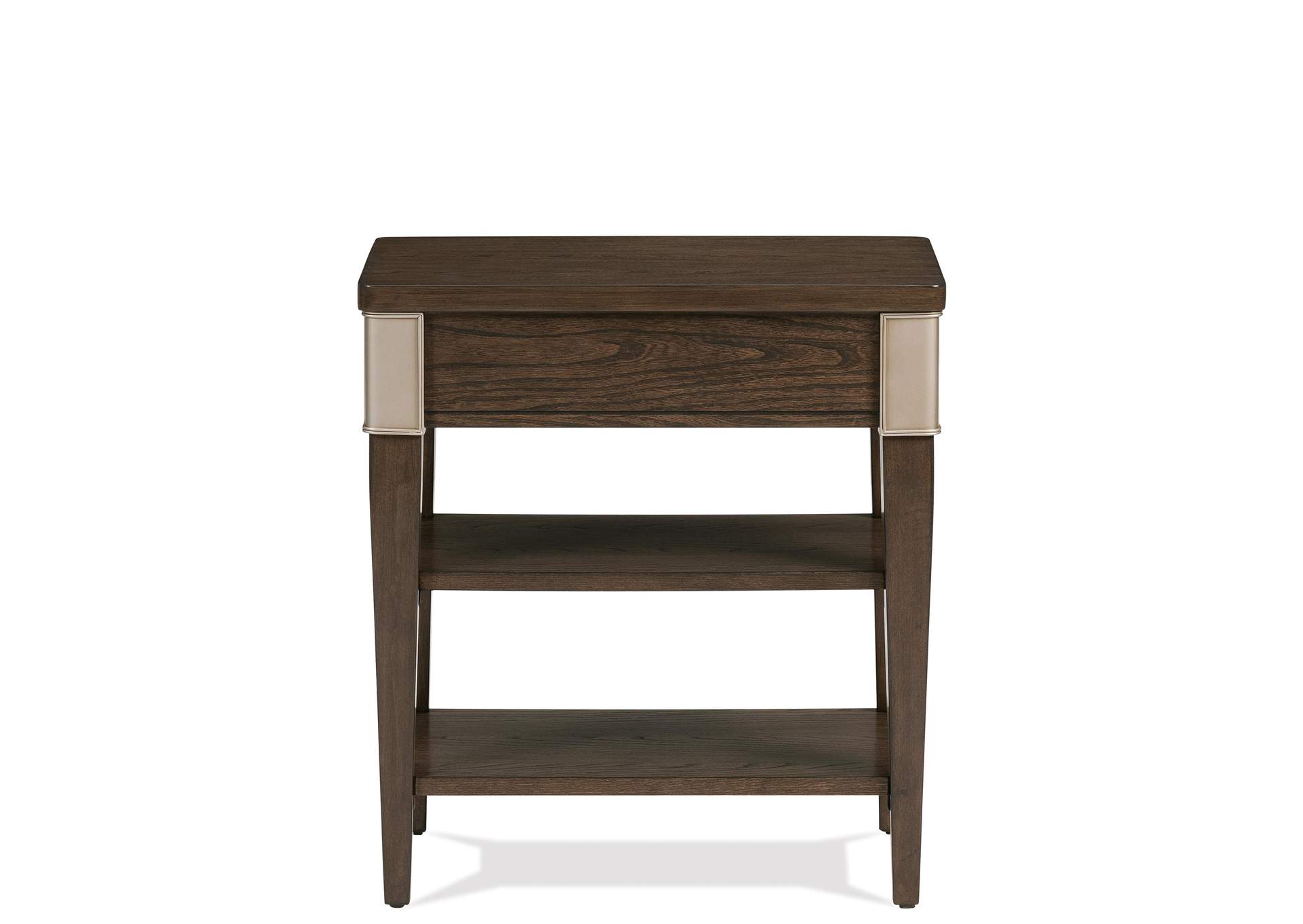 Monterey Mink Chairside Table,Riverside