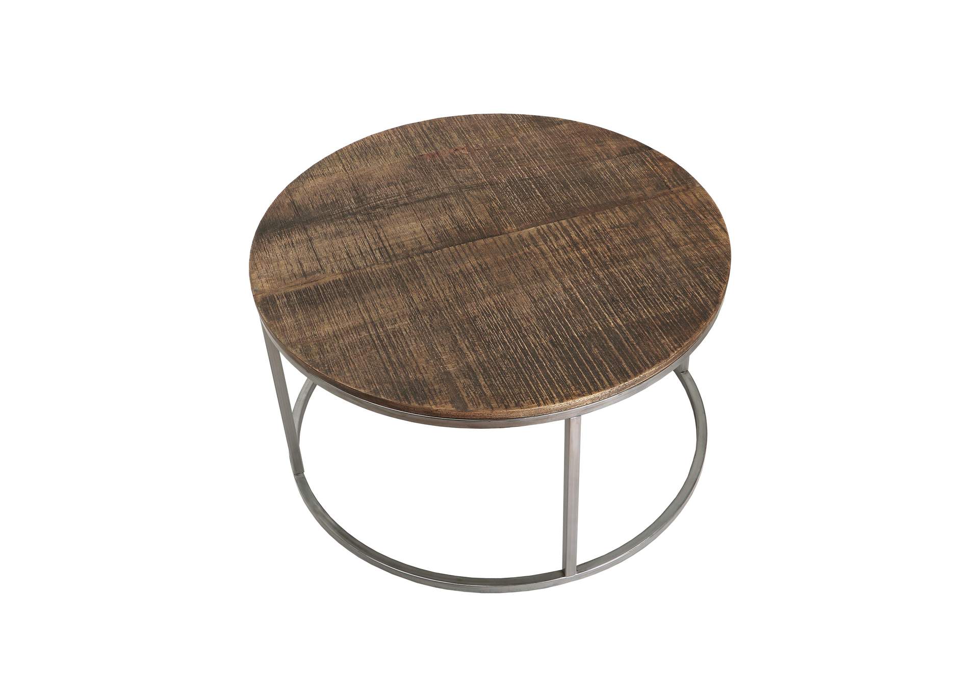 Fusion Brindled Fawn Round Cocktail Table,Riverside