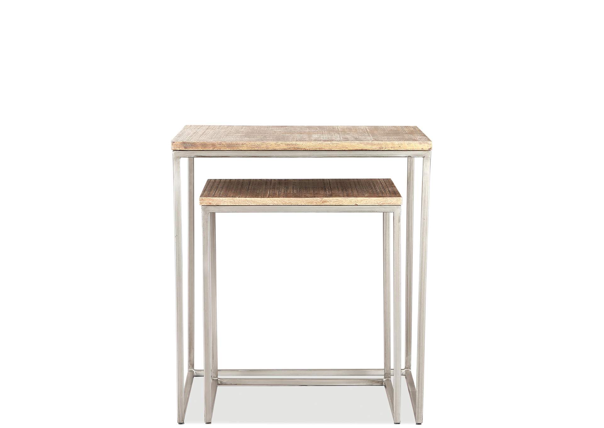 Fusion Brindled Fawn Nesting End Table,Riverside