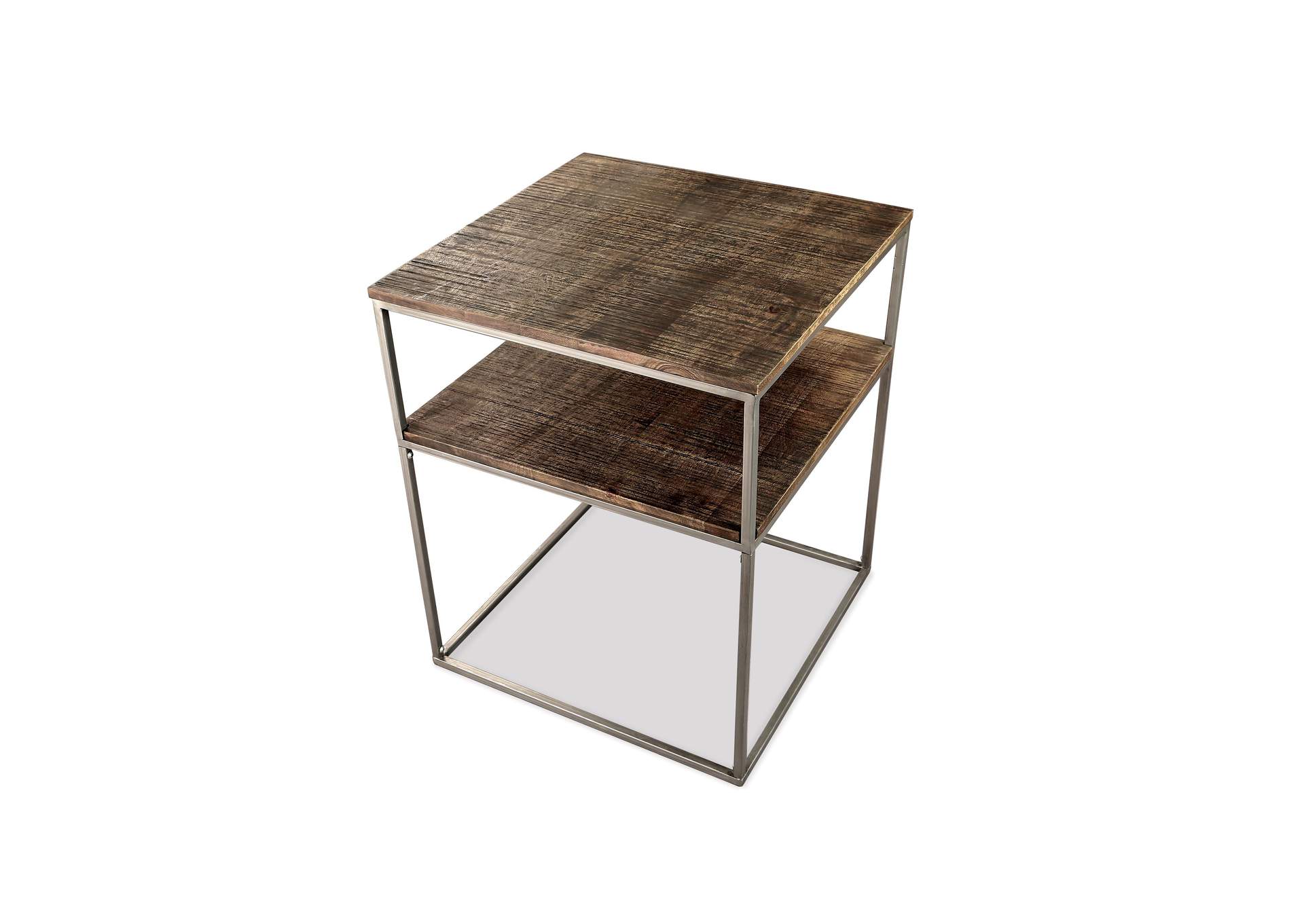 Fusion Brindled Fawn Square End Table,Riverside