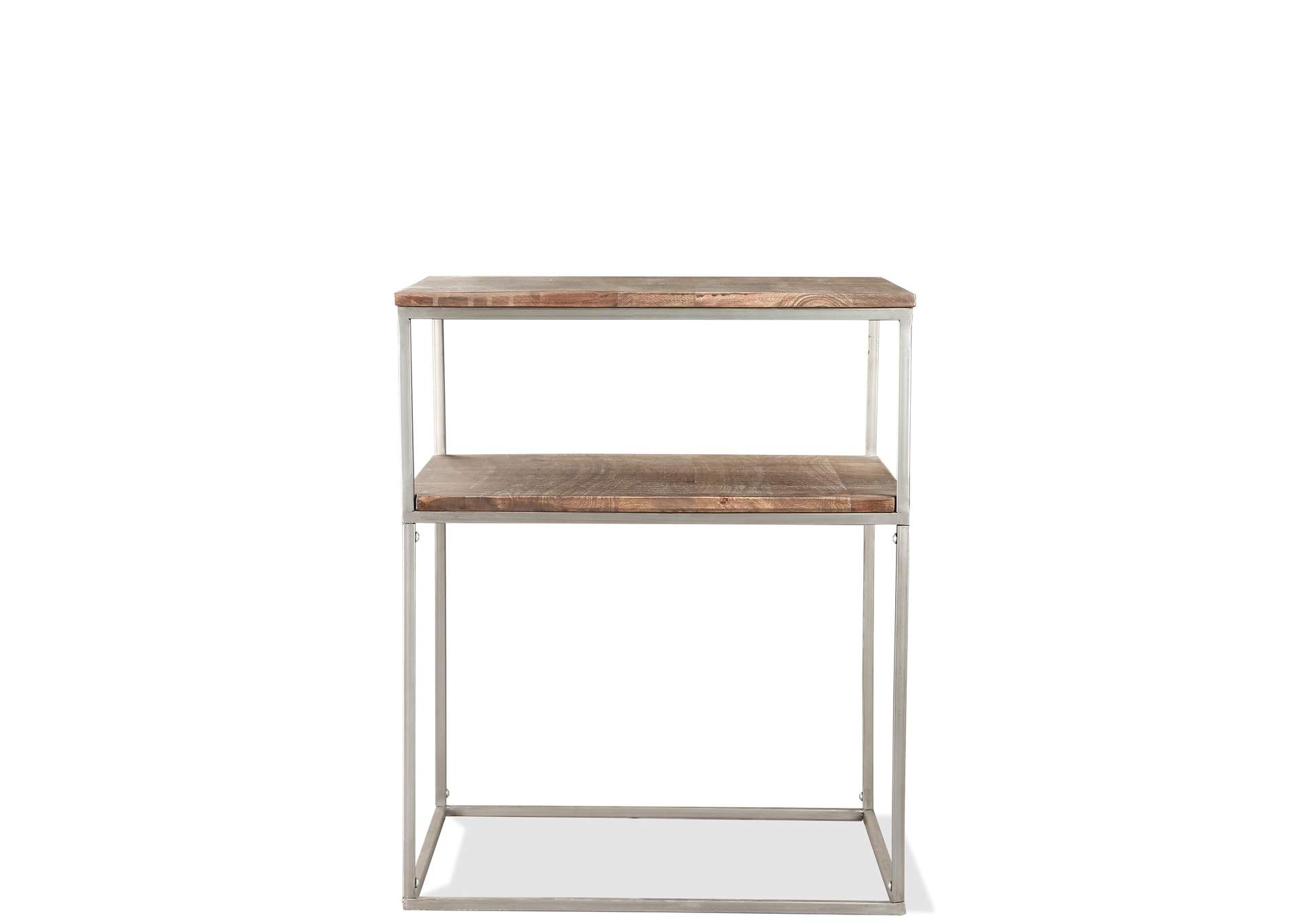 Fusion Brindled Fawn Square End Table,Riverside