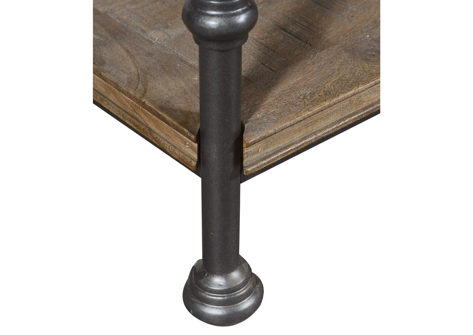 Revival Spanish Grey End Table,Riverside