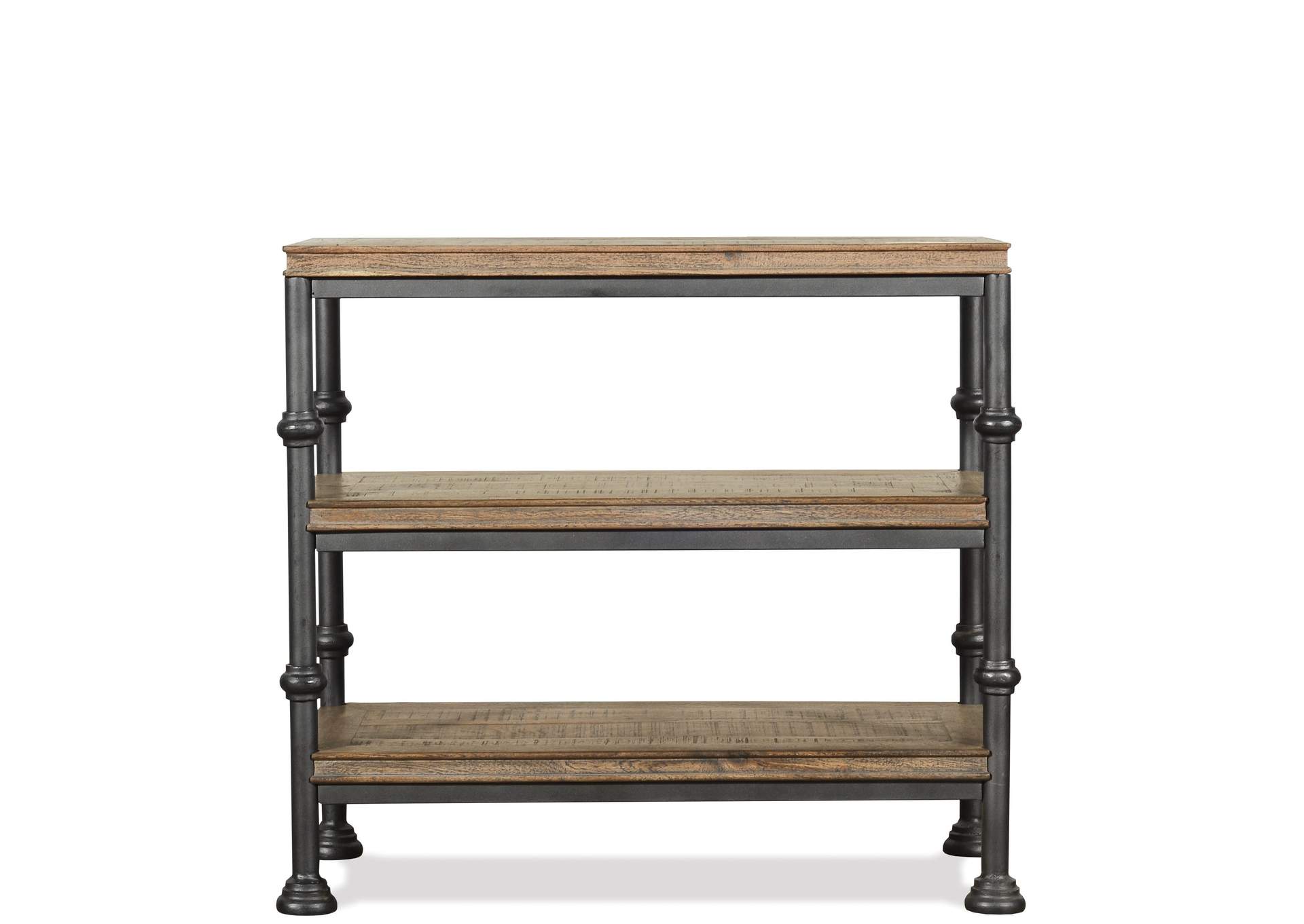 Revival Spanish Grey Chairside Table,Riverside