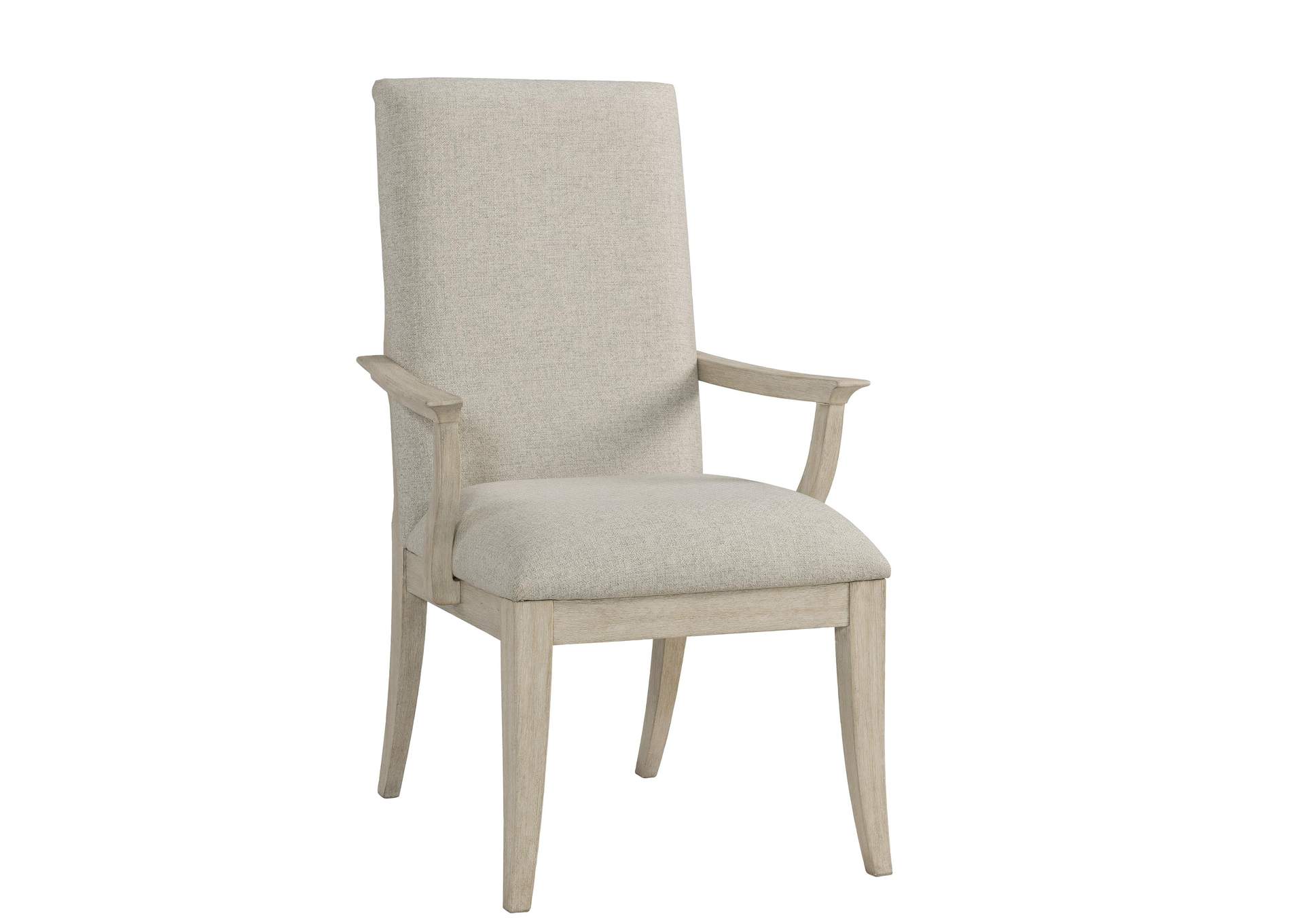 Lilly Champagne Upholstered Arm Chair 2in [Set of 2],Riverside