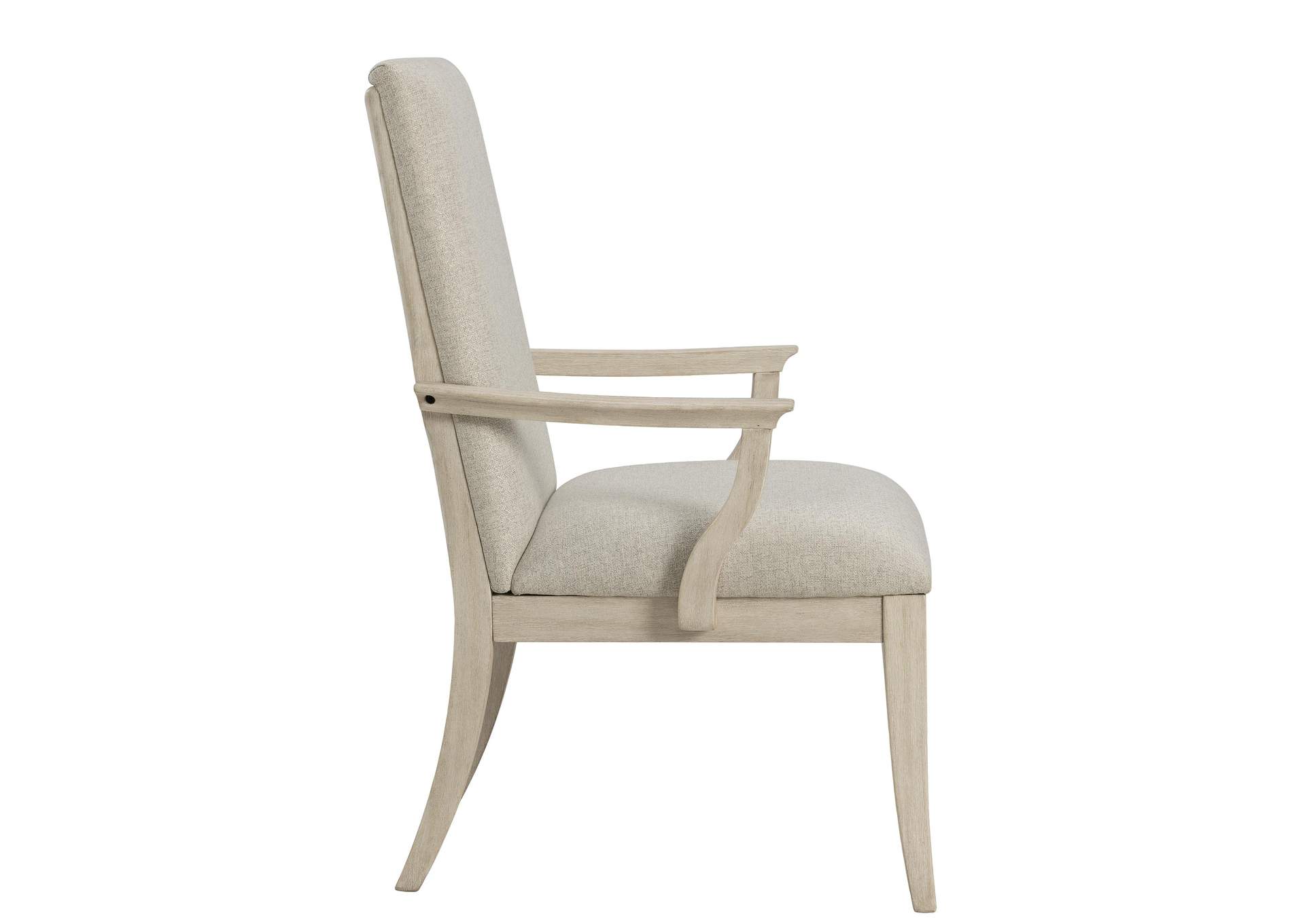 Lilly Champagne Upholstered Arm Chair 2in [Set of 2],Riverside