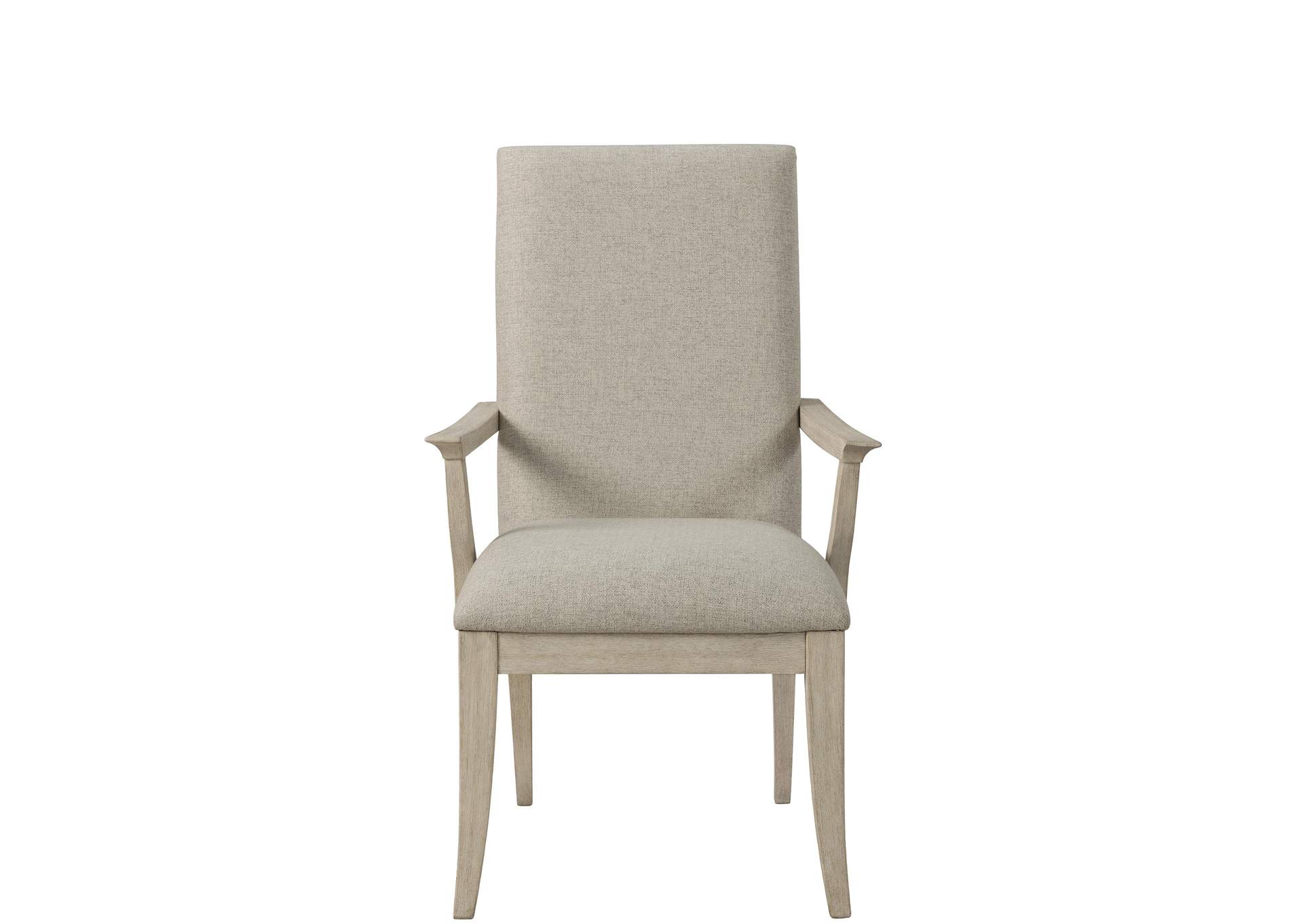 Lilly Champagne Upholstered Arm Chair 2in [Set of 2],Riverside