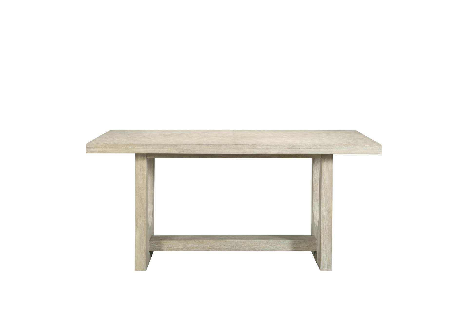 Lilly Champagne Rectangular Counter Height Dining Table,Riverside