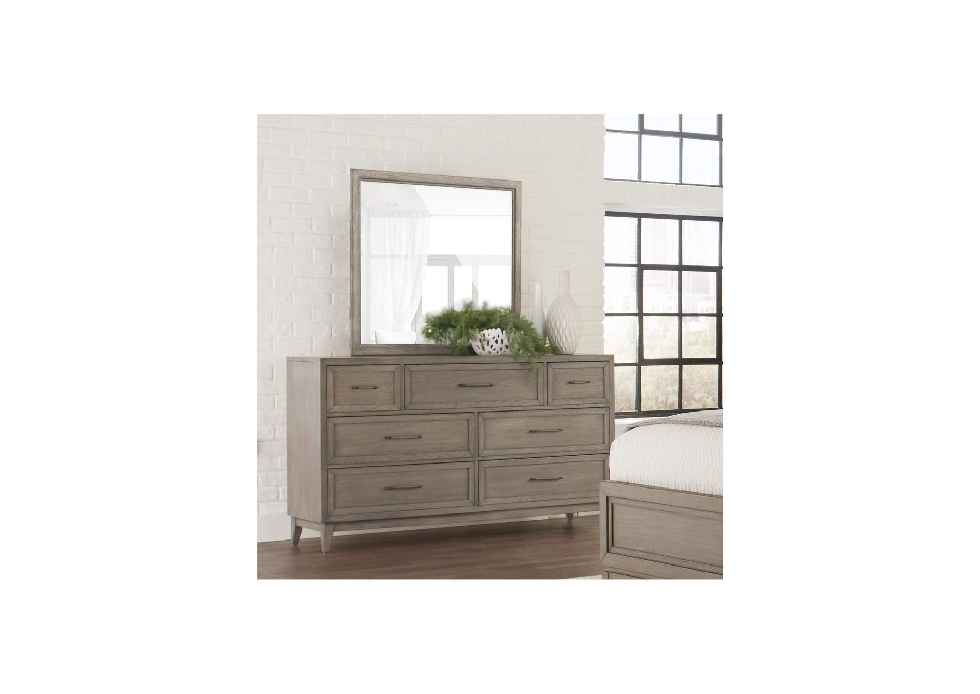 Vogue Gray Wash 7-drawer Dresser,Riverside