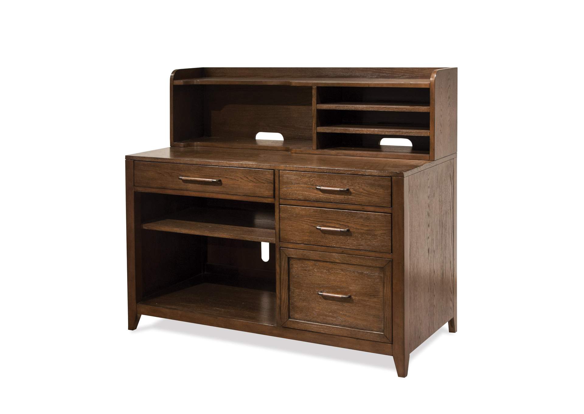 Vogue Plymouth Brown Oak Hutch,Riverside