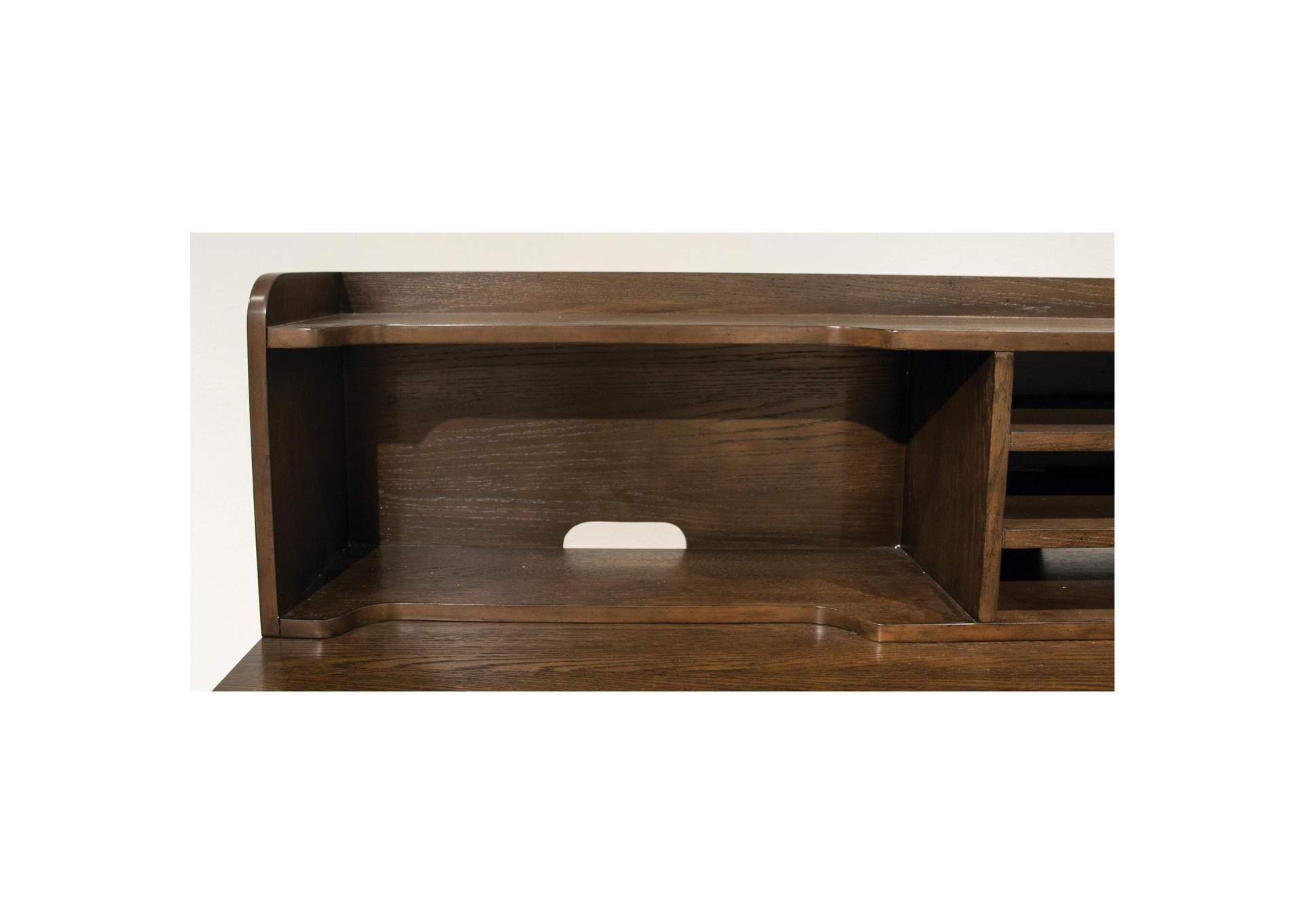 Vogue Plymouth Brown Oak Hutch,Riverside