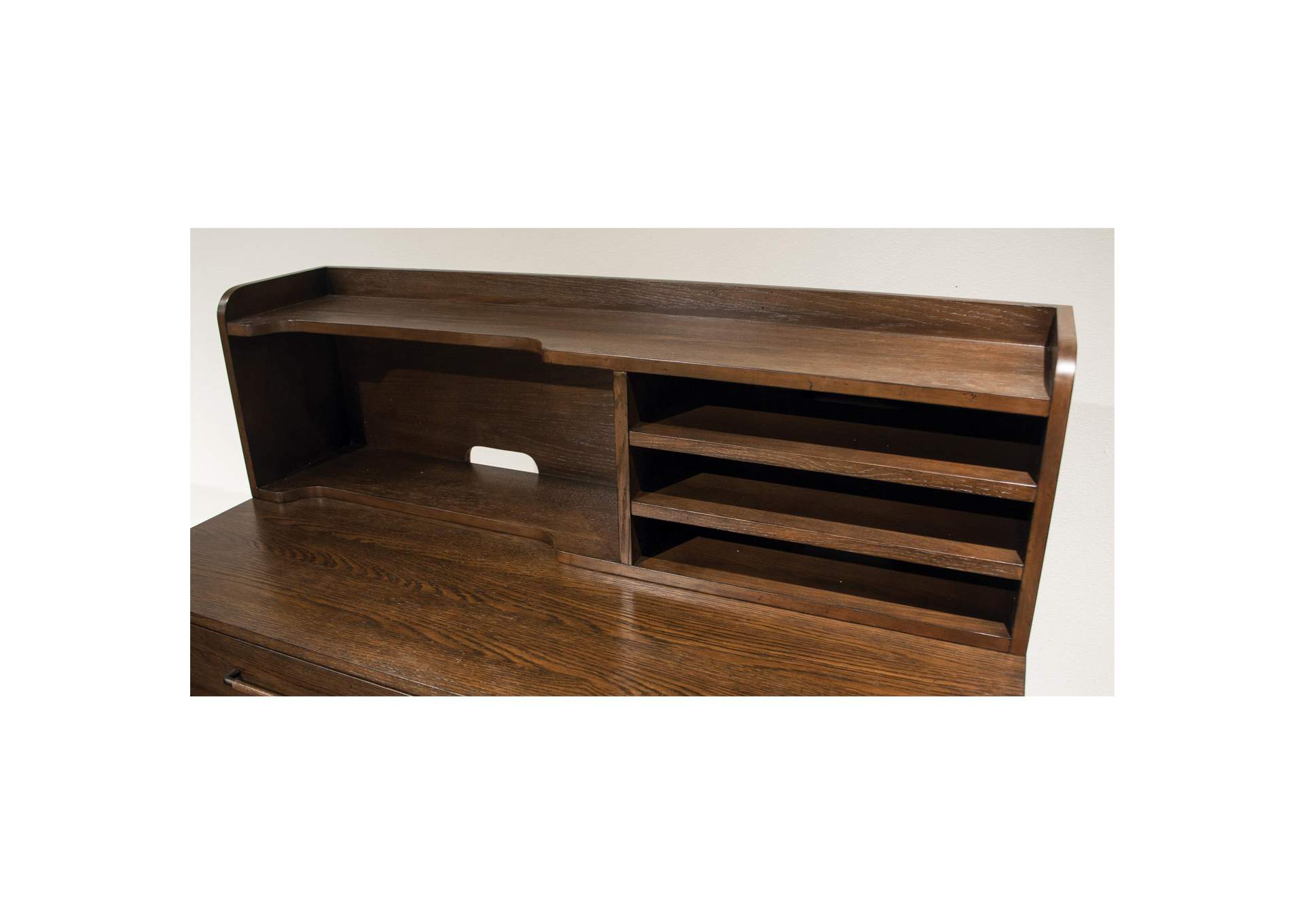 Vogue Plymouth Brown Oak Hutch,Riverside