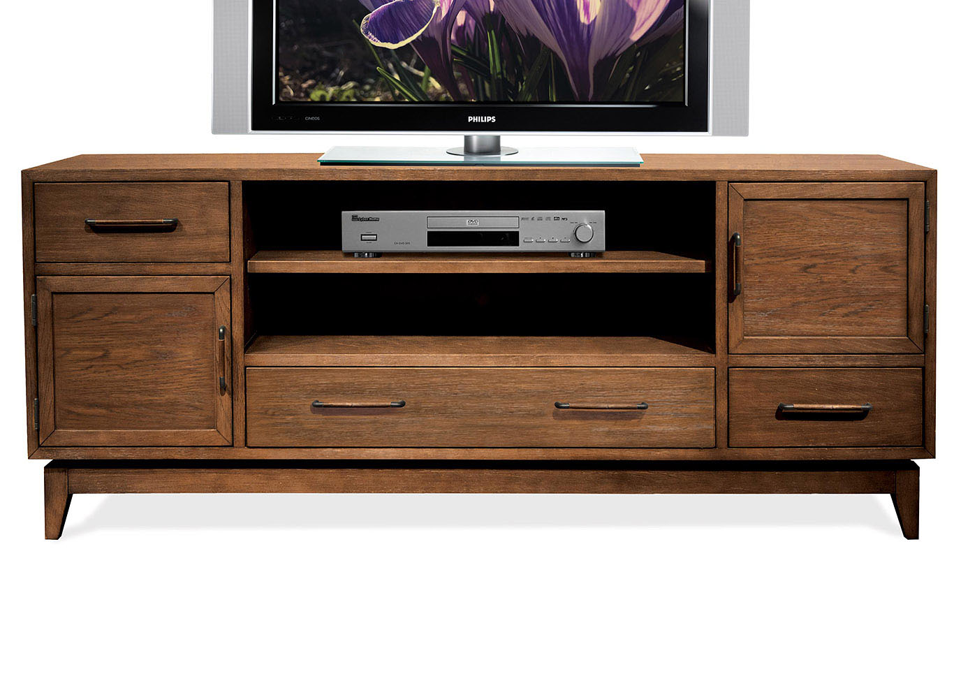 Vogue Plymouth Brown TV Console Muebles Imperiales