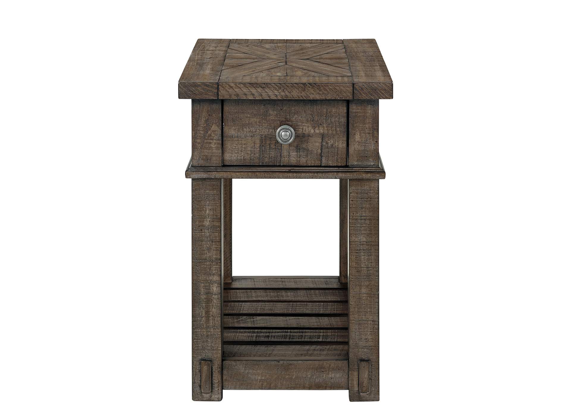 Bradford Rustic Coffee Chairside Table,Riverside