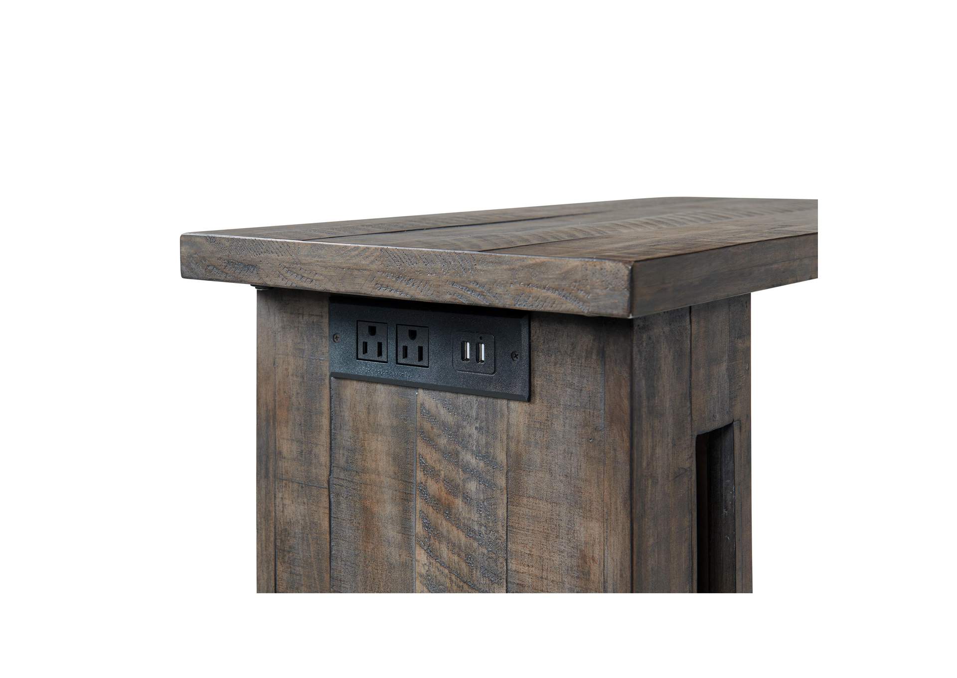 Bradford Rustic Coffee Laptop Table,Riverside