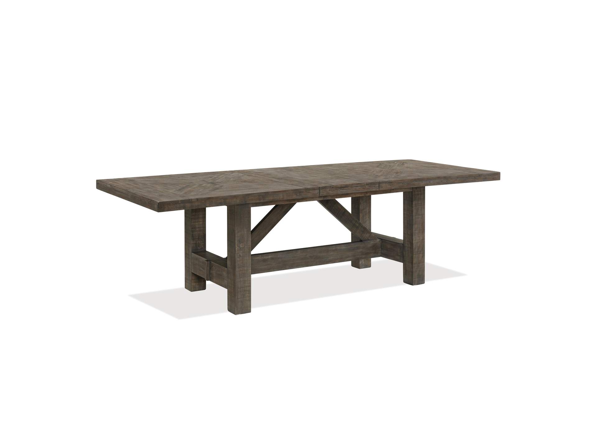 Bradford Rustic Coffee Rectangle Dining Table,Riverside