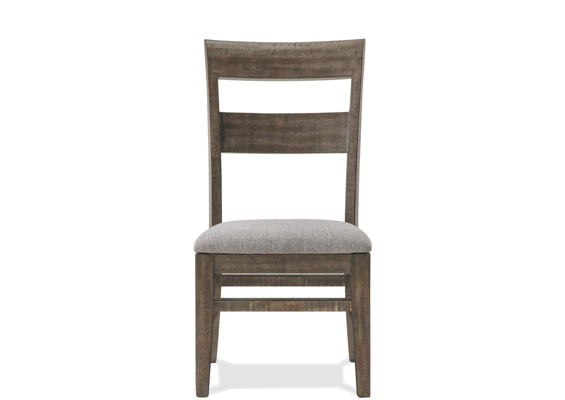 Bradford Rustic Coffee Upholstered Seat Side Chair [Set of 2],Riverside