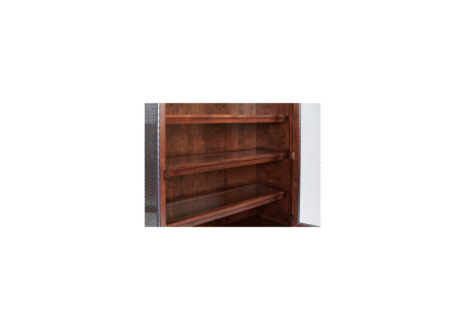 Clinton Hill Classic Cherry Display Cabinet,Riverside