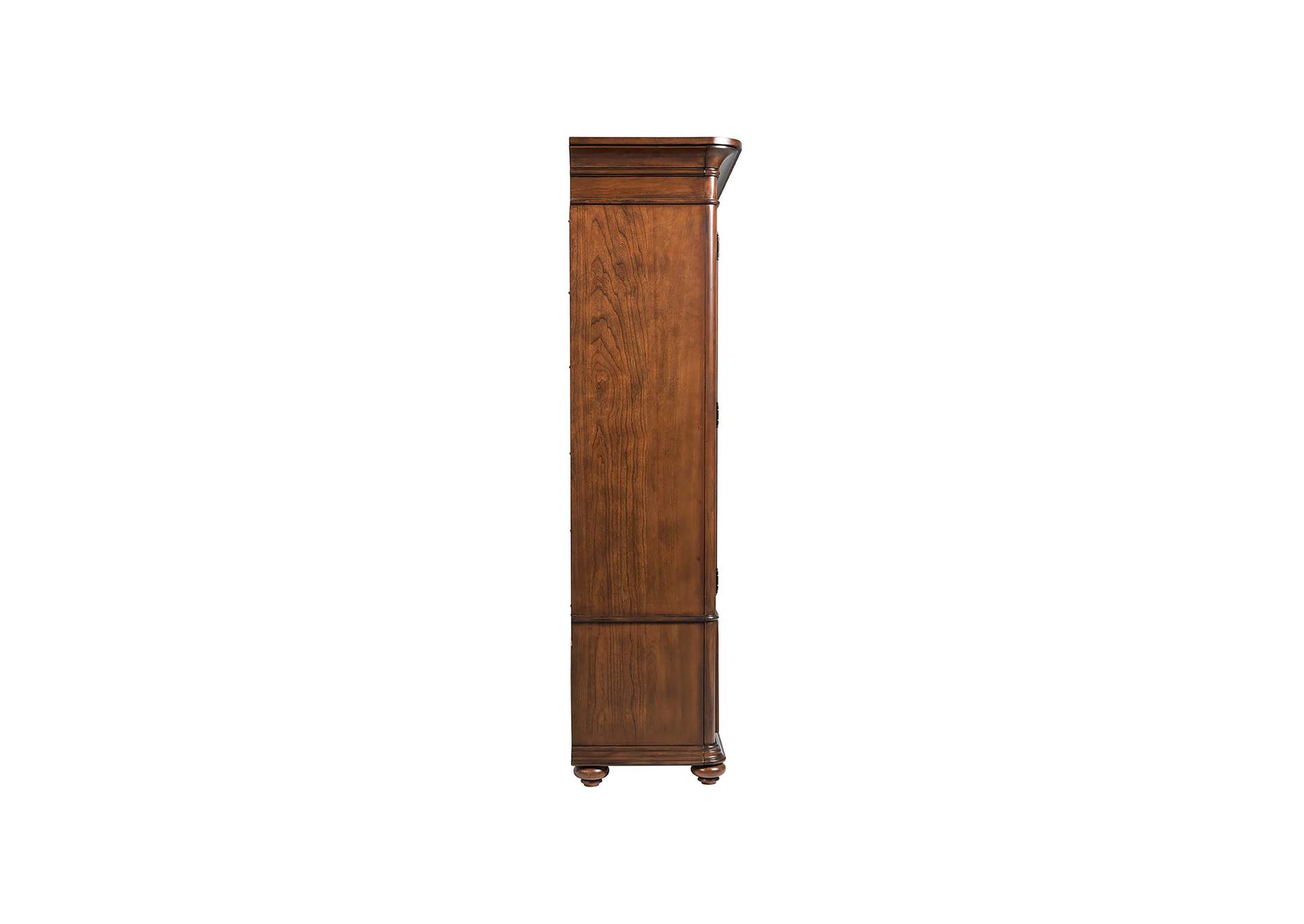 Clinton Hill Classic Cherry Display Cabinet,Riverside