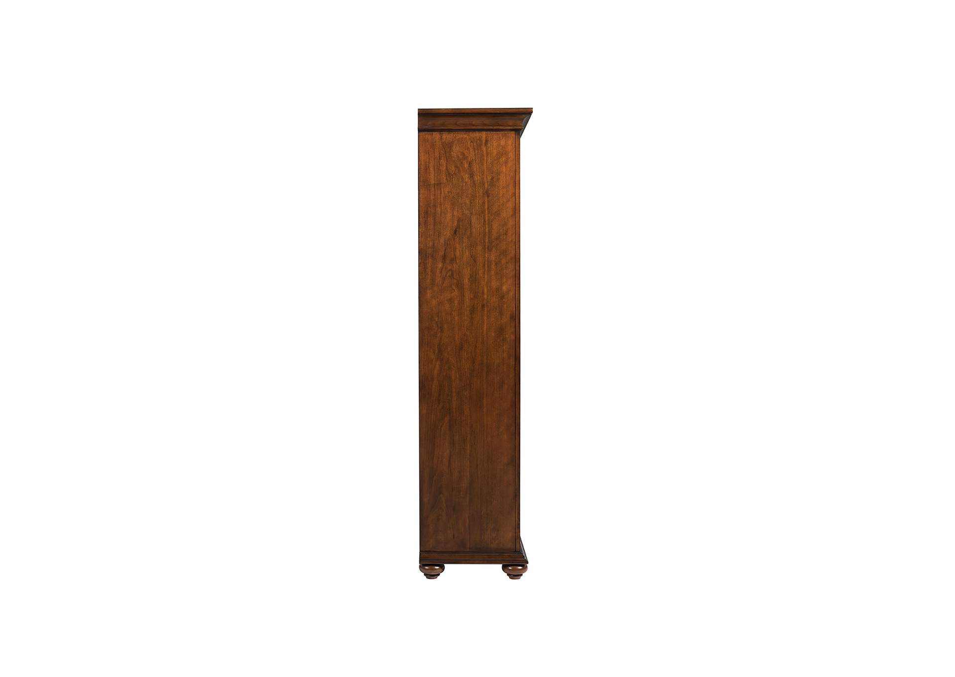 Clinton Hill Classic Cherry Drawer Bookcase,Riverside