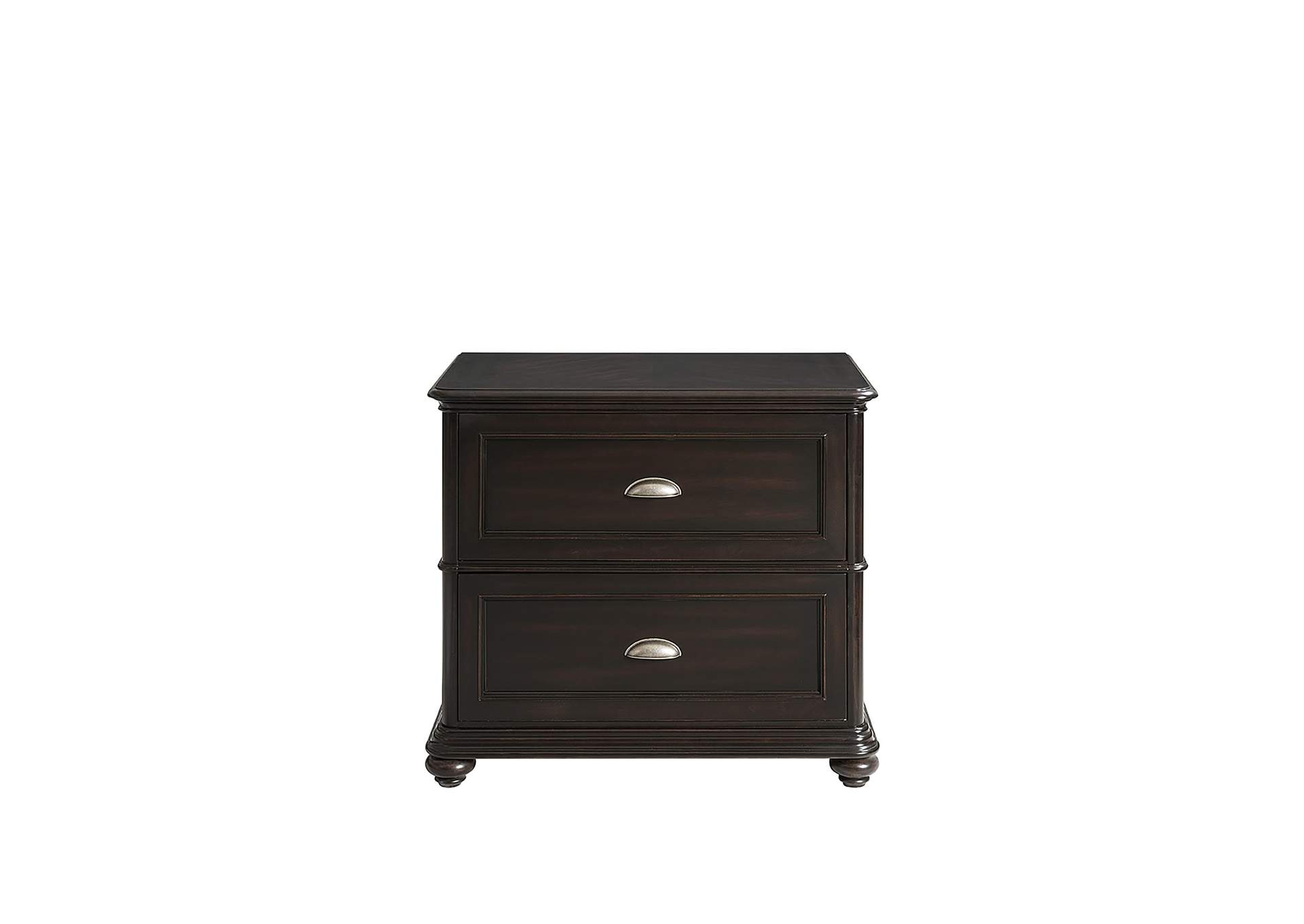 Clinton Hill Kohl Black Lateral File Cabinet,Riverside