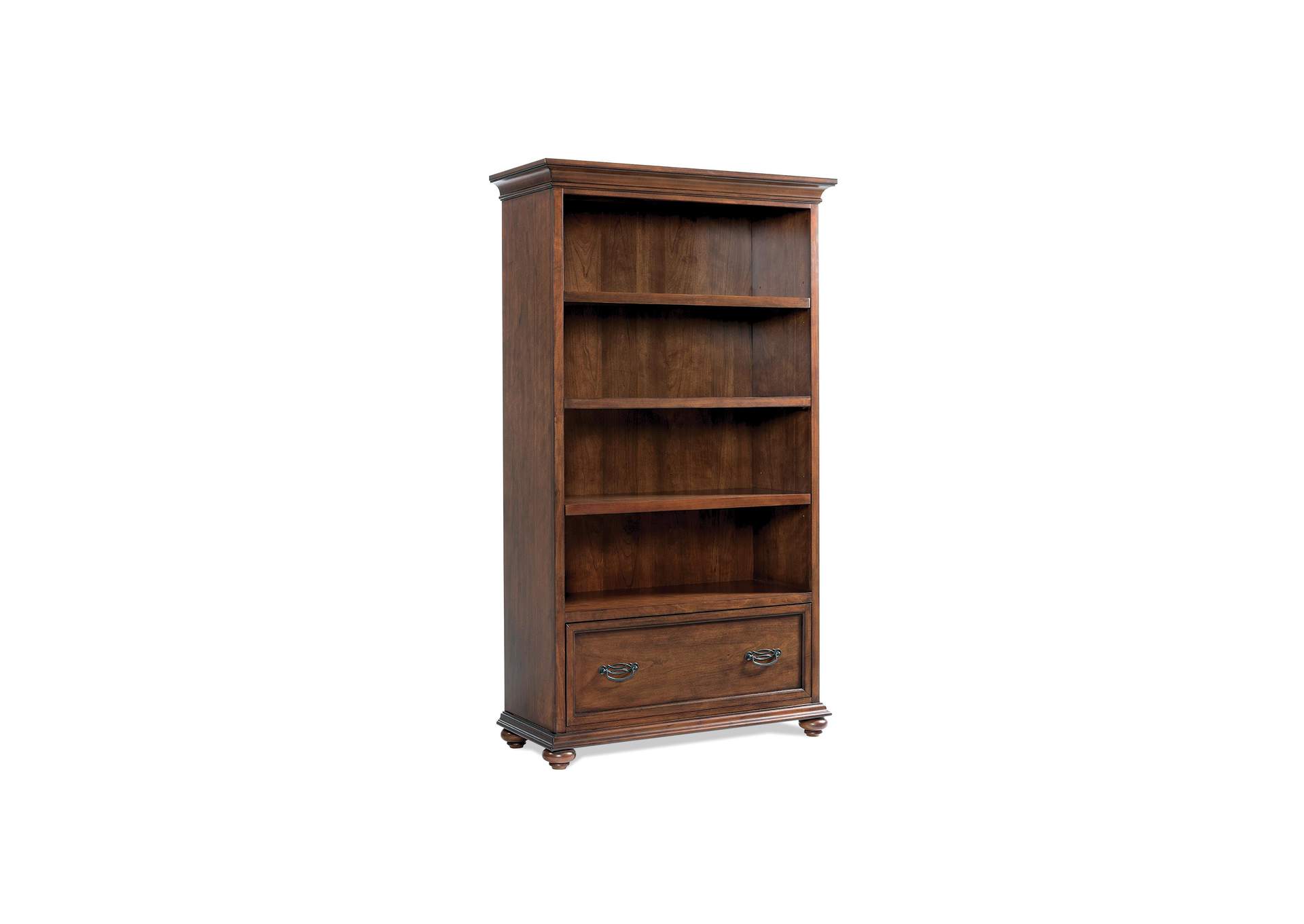 Clinton Hill Drawer Bookcase,Riverside