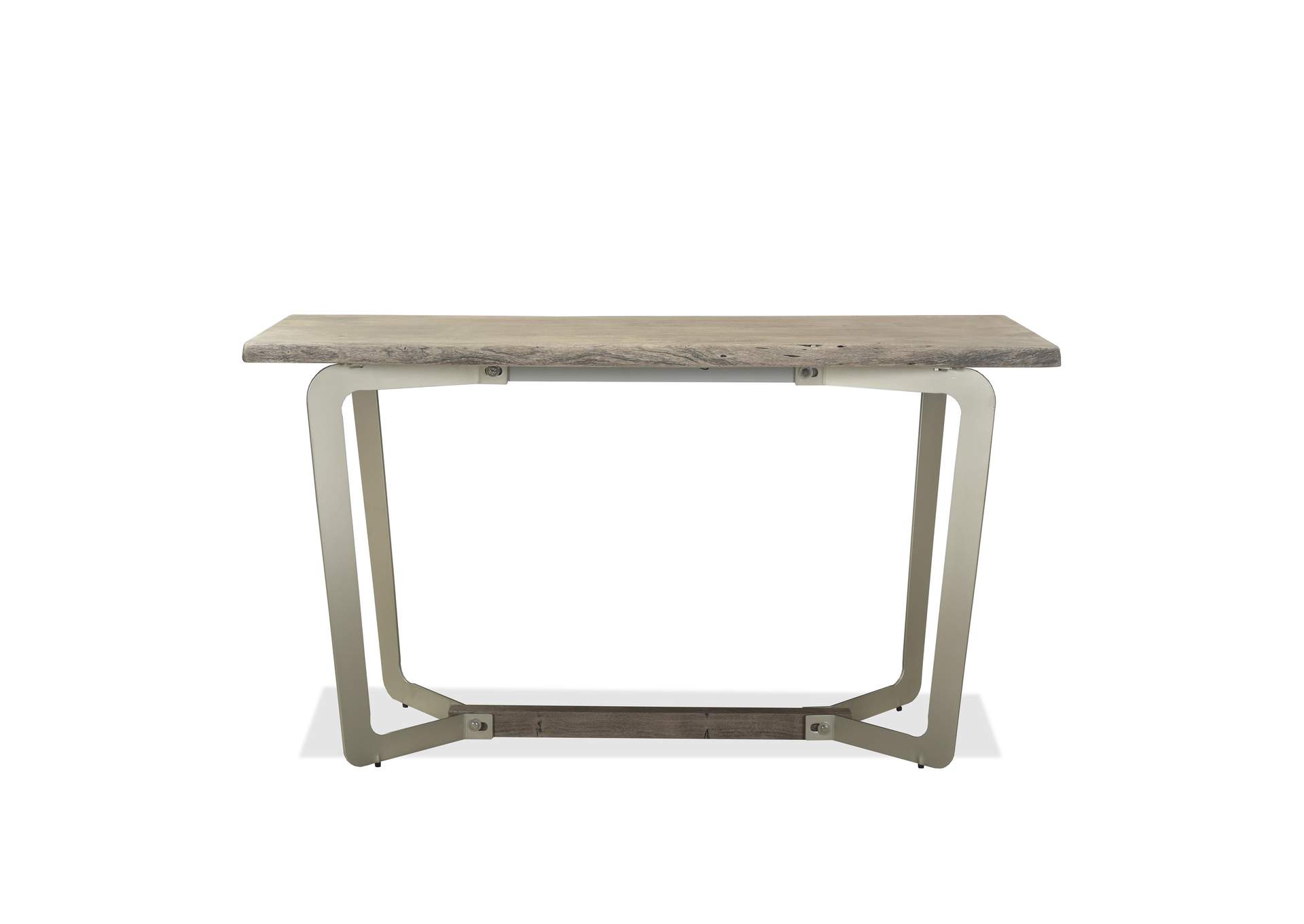 Waverly Sandblasted Gray Console Table,Riverside