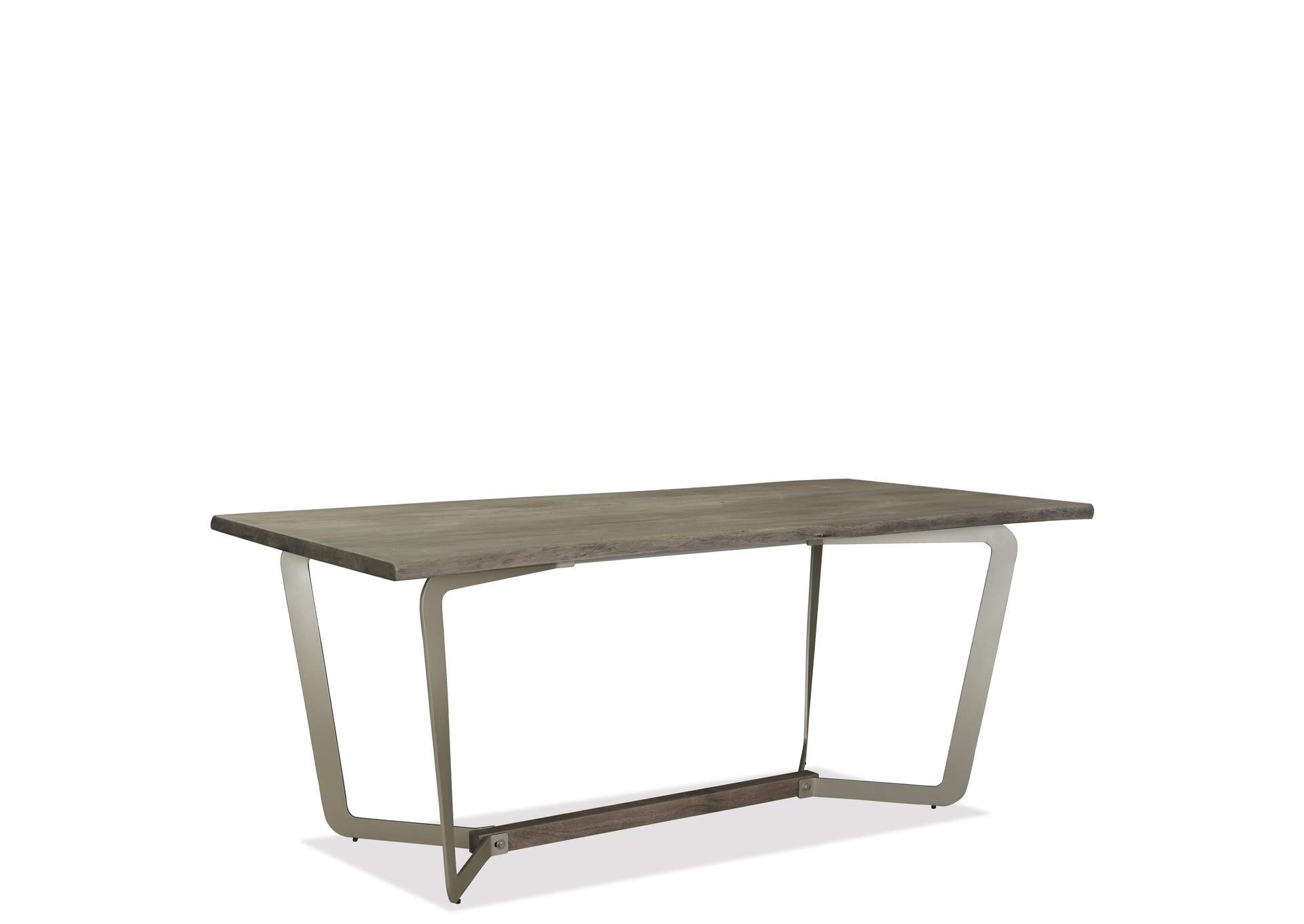 Waverly Sandblasted Gray Dining Table,Riverside