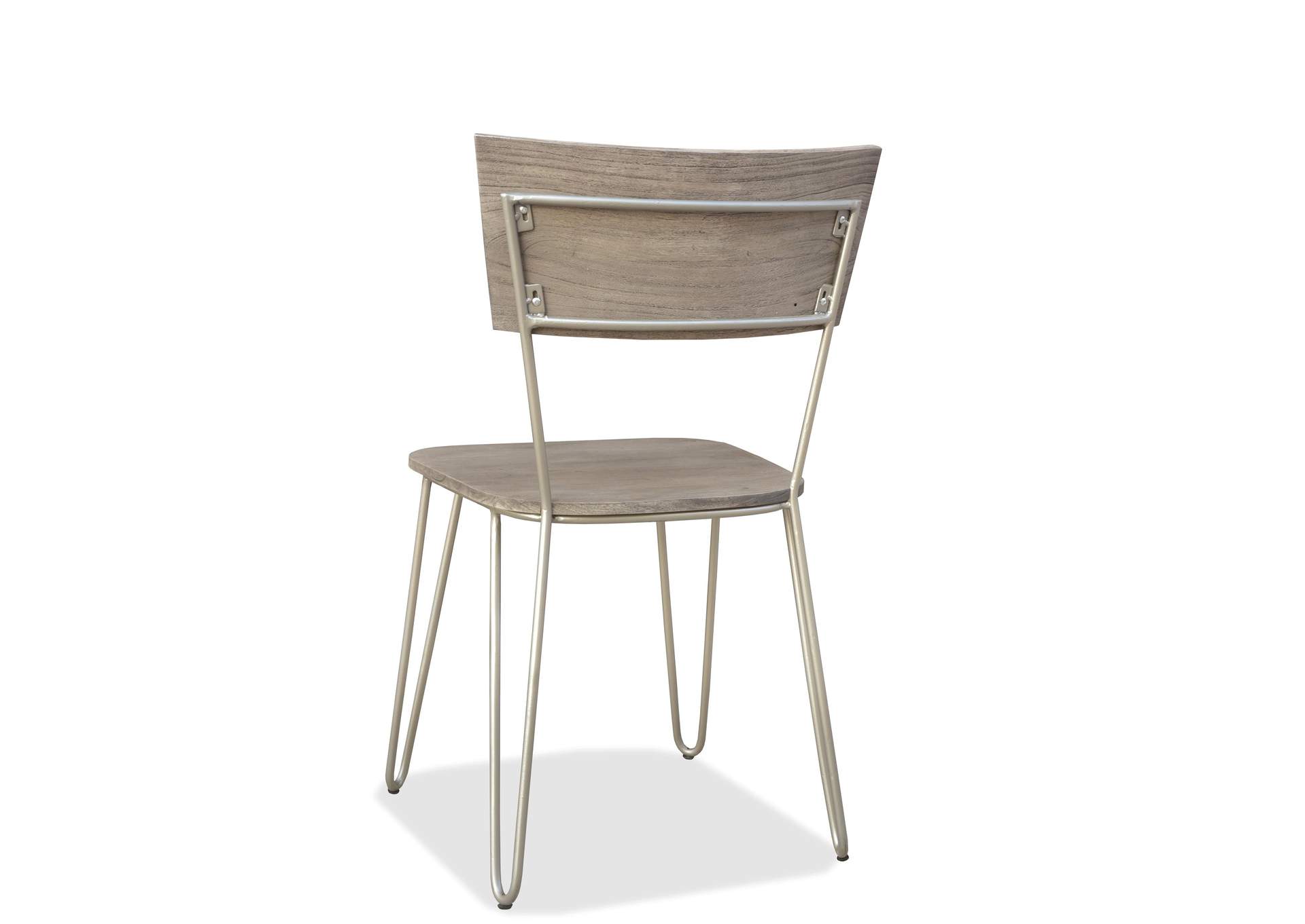 Waverly Sandblasted Gray Side Chair 2in [Set of 2],Riverside