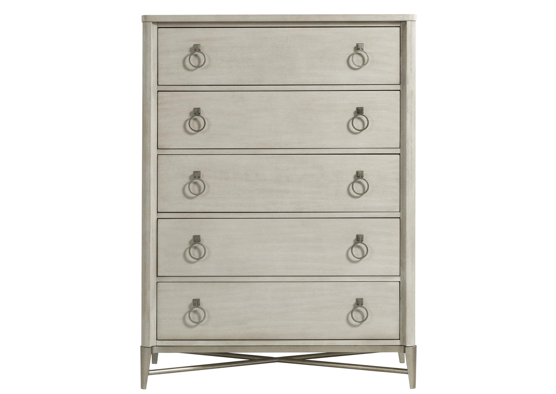 Maisie Champagne 5-drawer Chest,Riverside