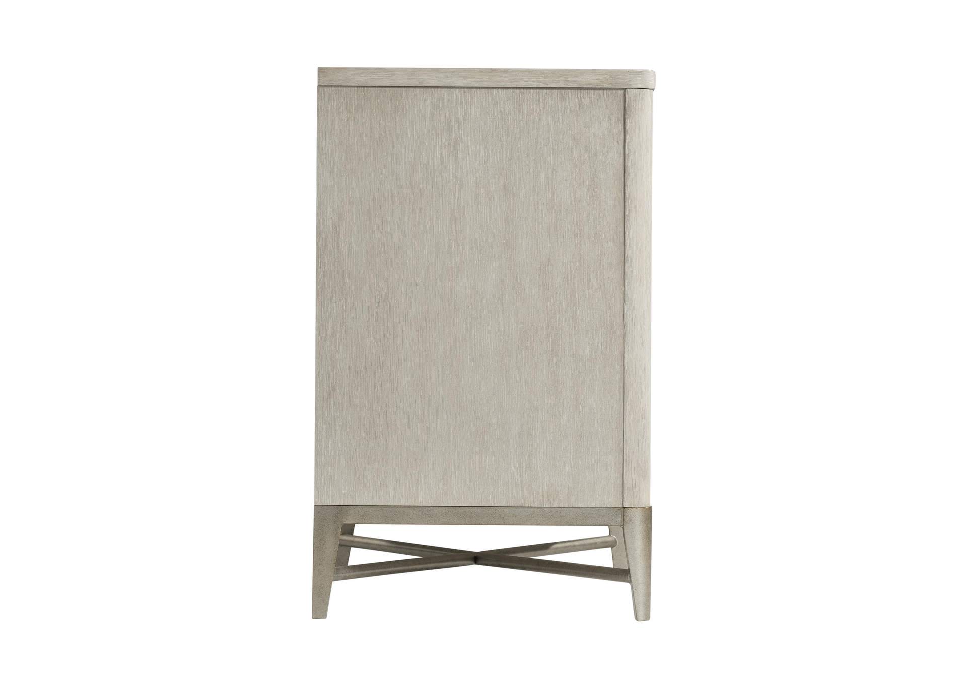 Maisie Champagne 3-drawer Nightstand,Riverside