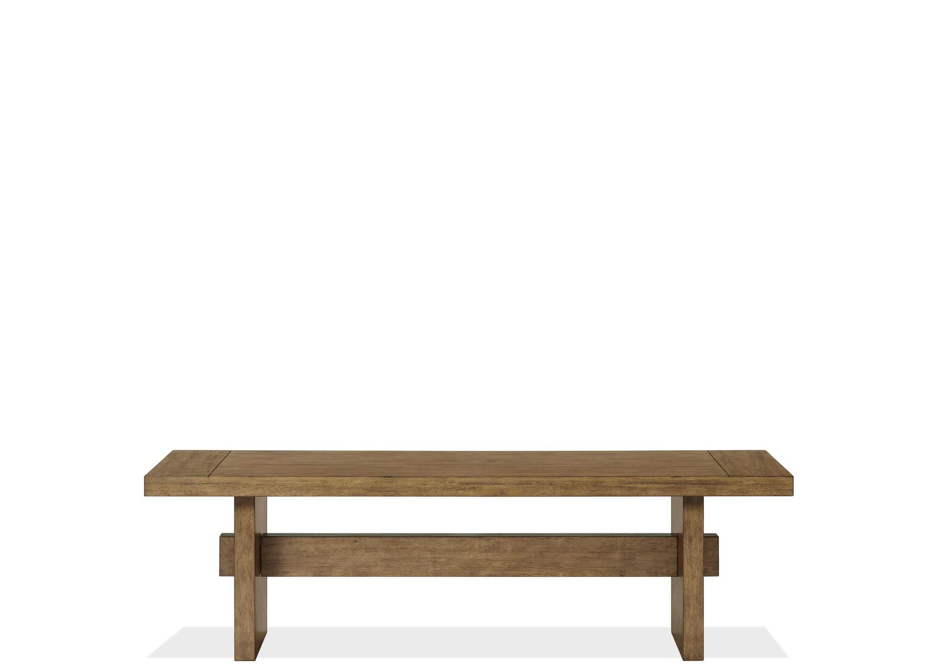 Bozeman Dining Bench 1In,Riverside