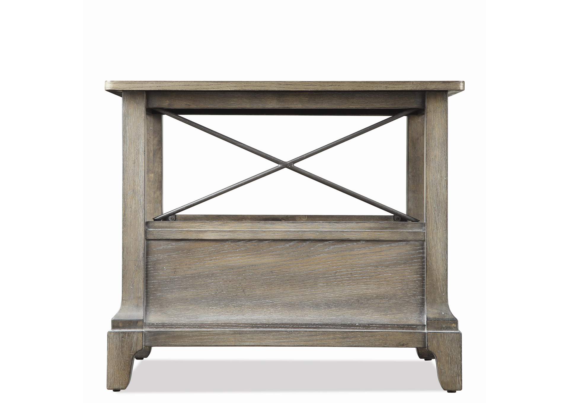 Windhaven Shenandoah Barnwood End Table,Riverside