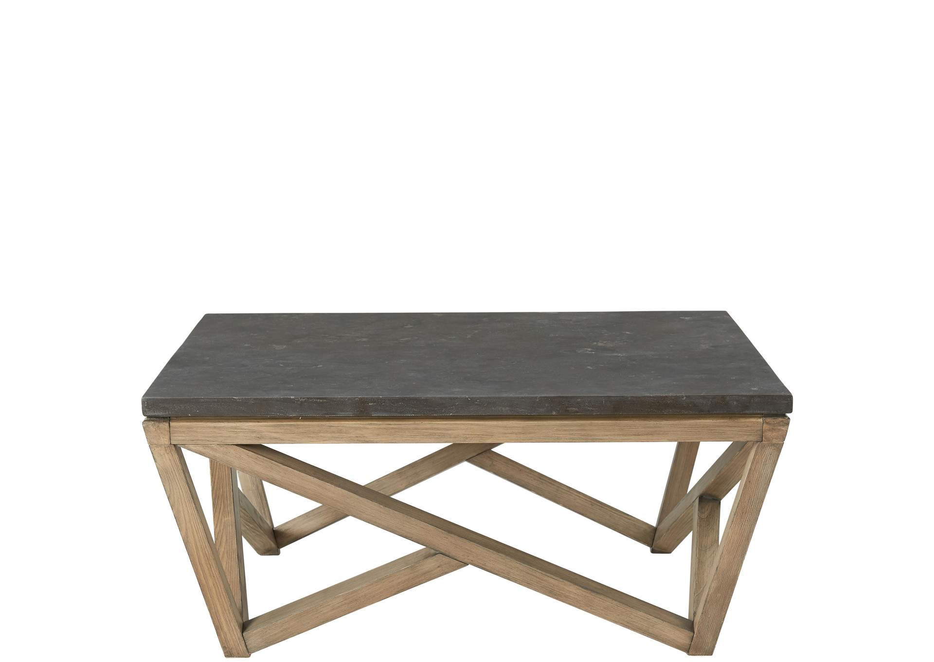 Hawkins Antique Oak/bluestone Square Cocktail Table,Riverside