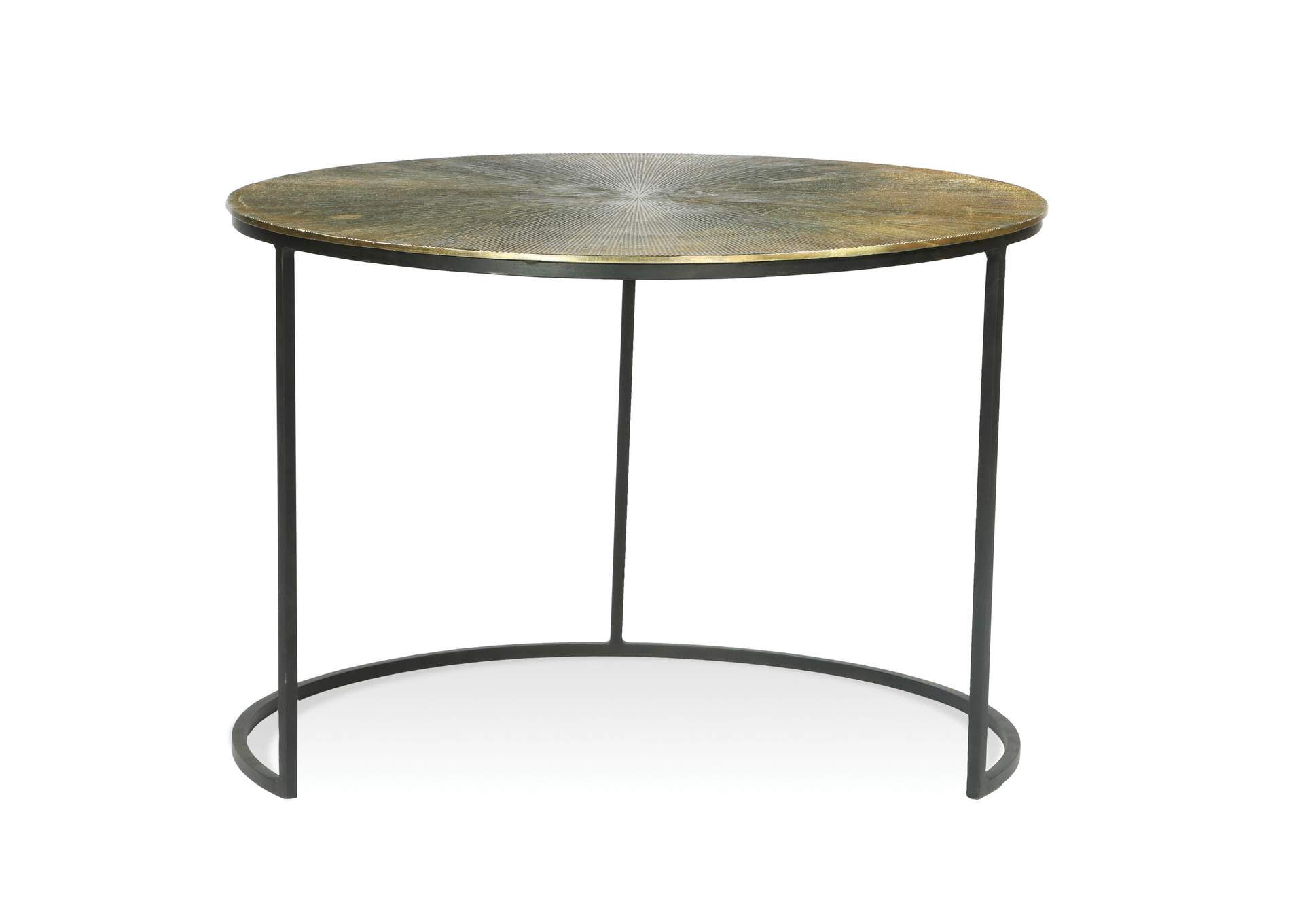 Portia Vintage Iron 2pc Nesting Cocktail Tables,Riverside