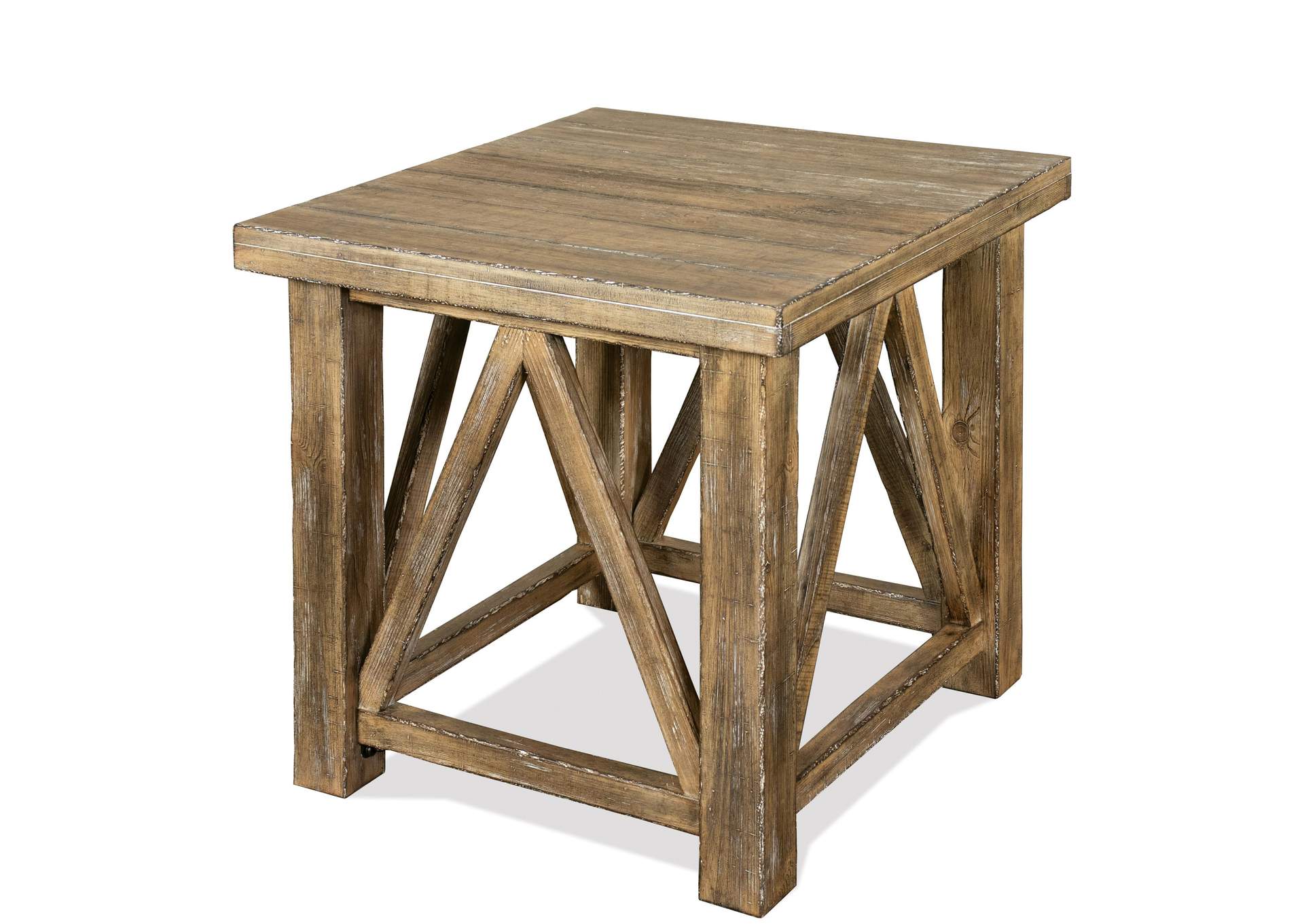 Sonora Snowy Desert End Table,Riverside