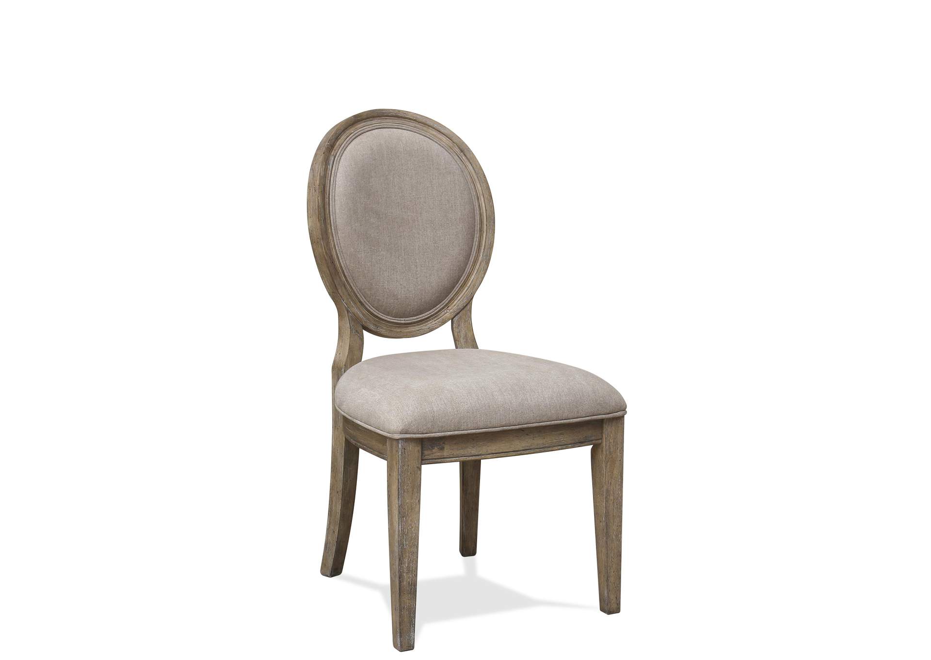 Sonora Upholstery Oval Side Chair 2In,Riverside