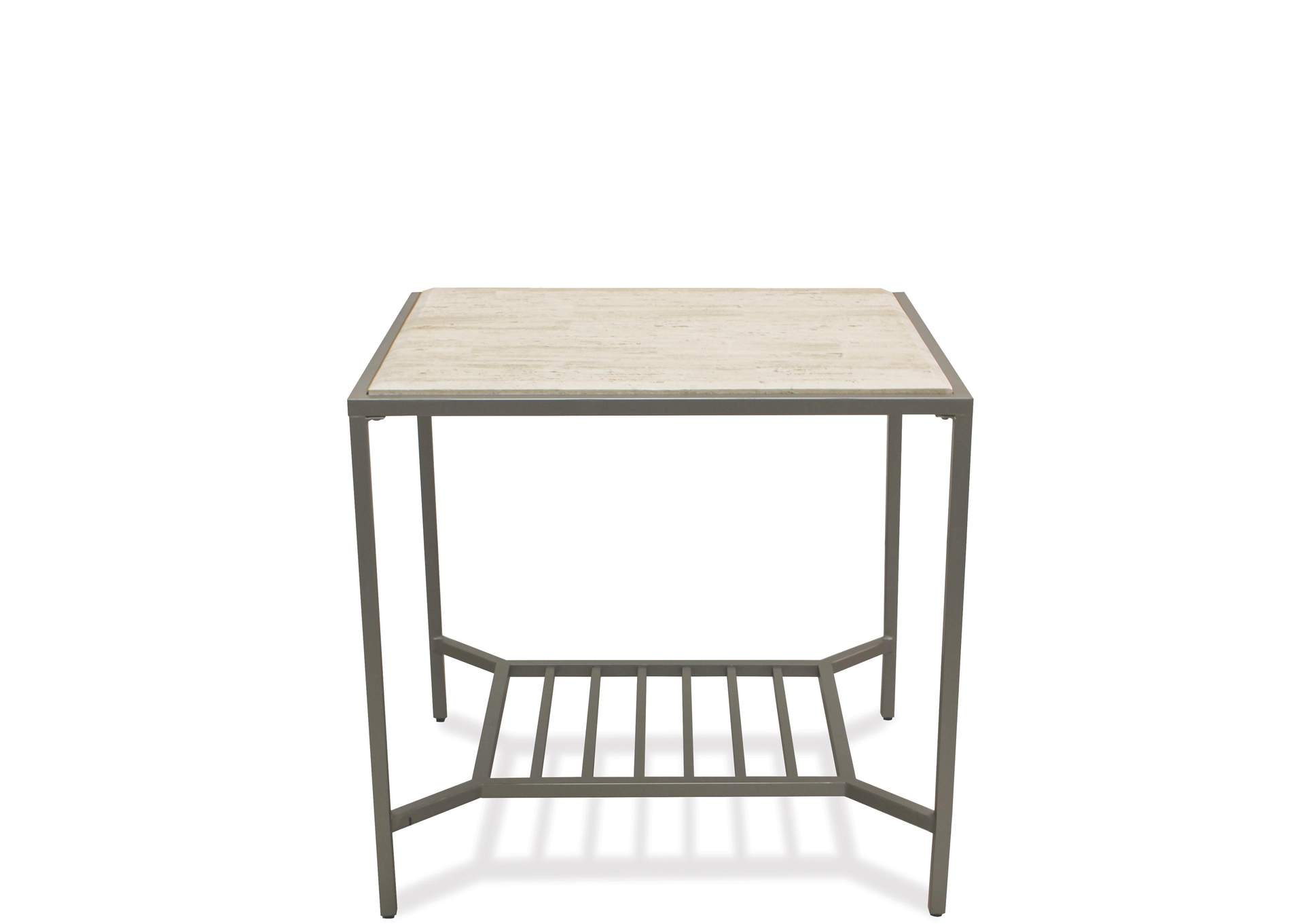 Pinnacle White Sands Rectangle End Table,Riverside